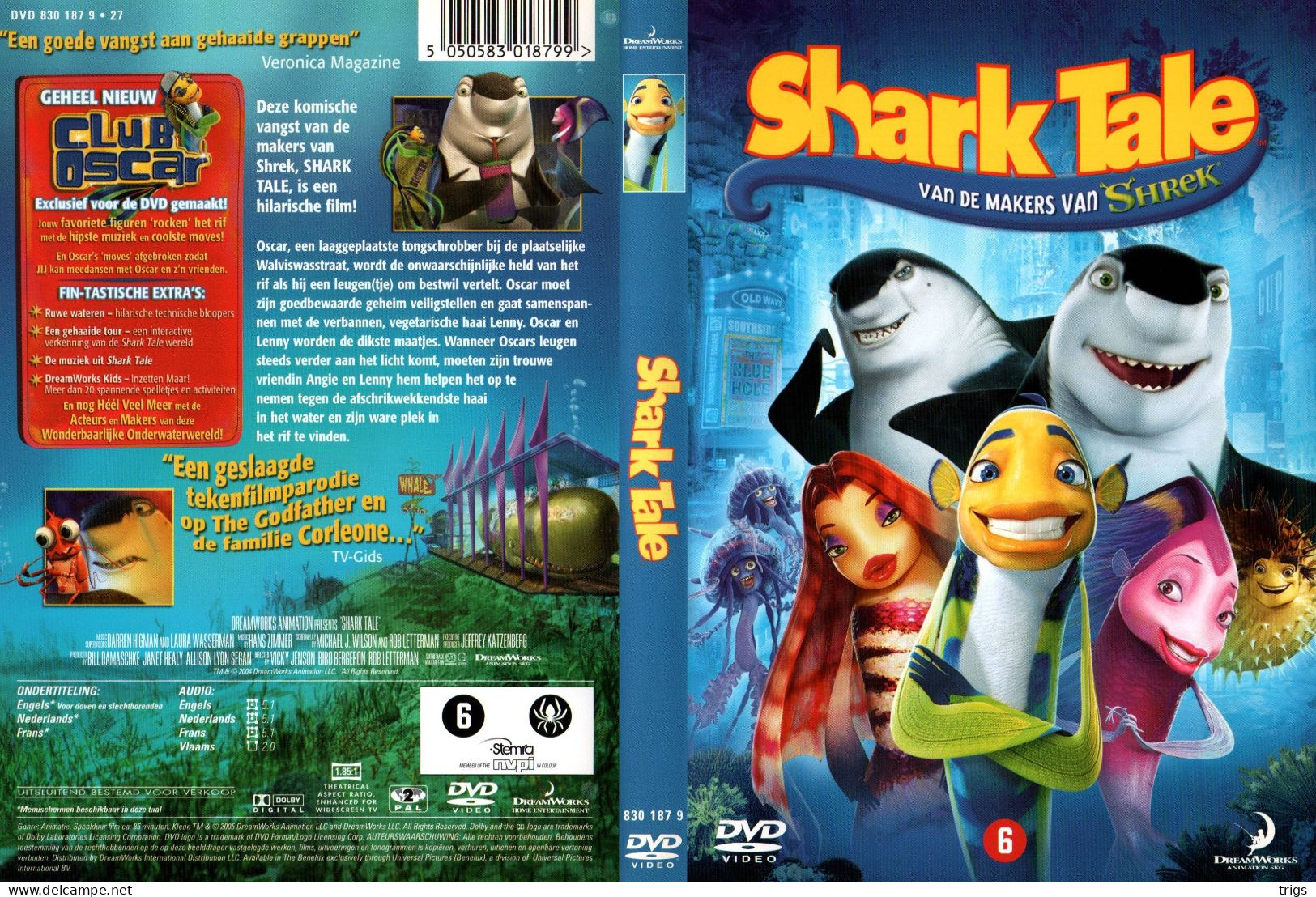 DVD - Shark Tale - Dibujos Animados