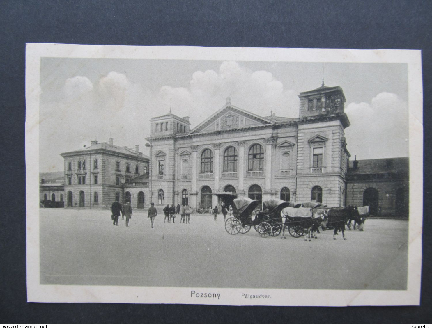 AK BRATISLAVA POZSONY Bahnhof Ca. 1910  // P9810 - Slowakei