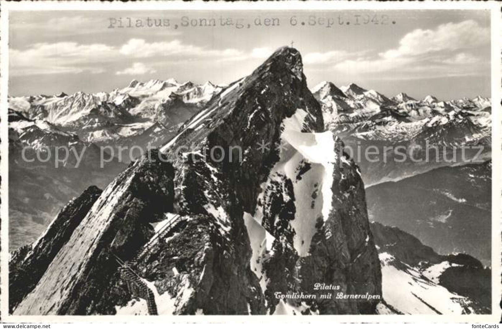 12319297 Pilatus Tomlishorn Mit Berner Alpen Gebirgspanorama Pilatus - Sonstige & Ohne Zuordnung