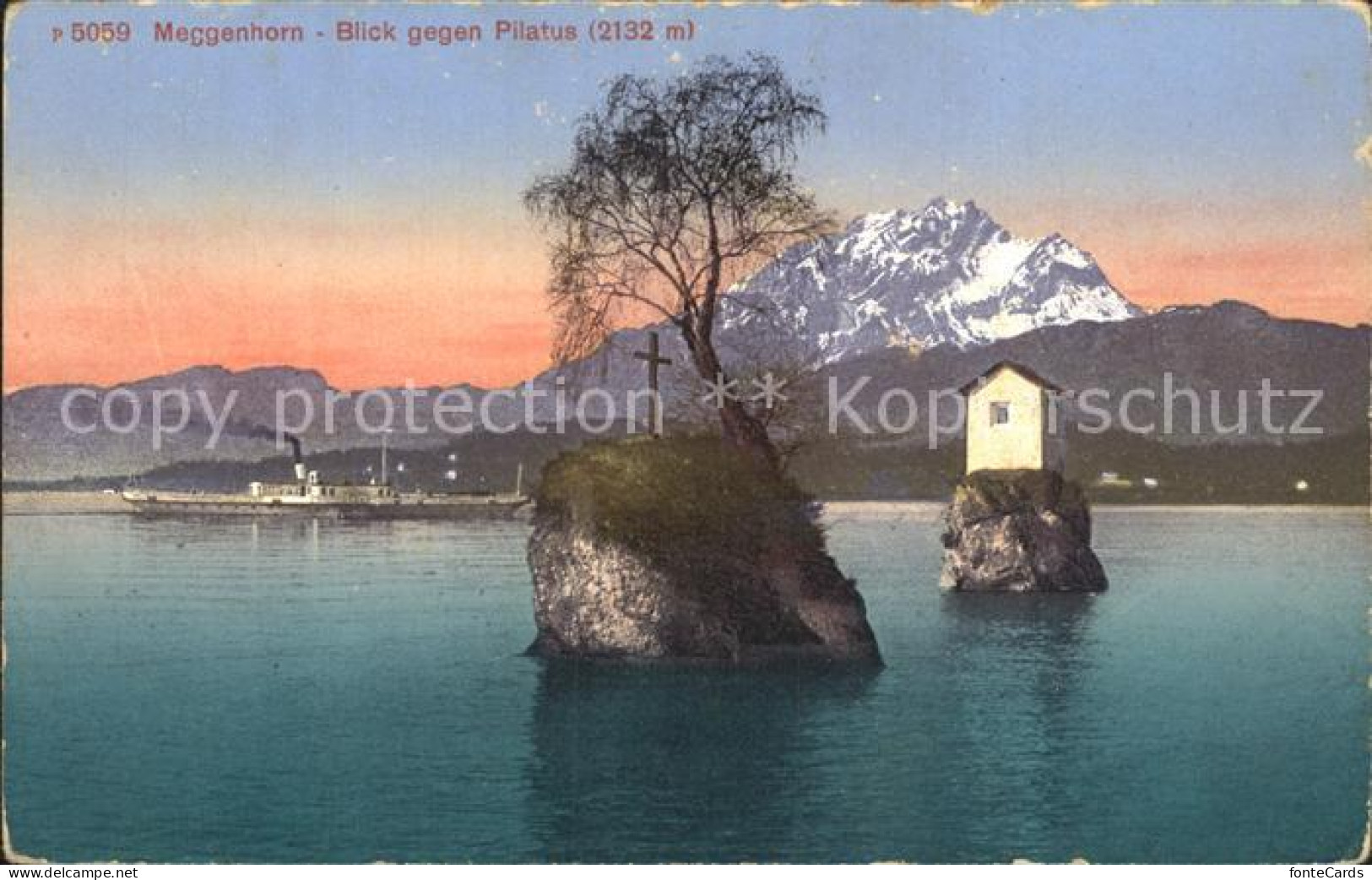 12317997 Meggen Meggenhorn Vierwaldstaettersee Dampfer Pilatus Meggen - Altri & Non Classificati