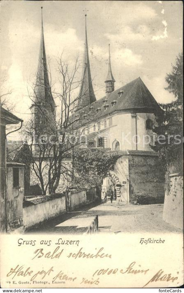 12316117 Luzern LU Hofkirche Luzern - Altri & Non Classificati