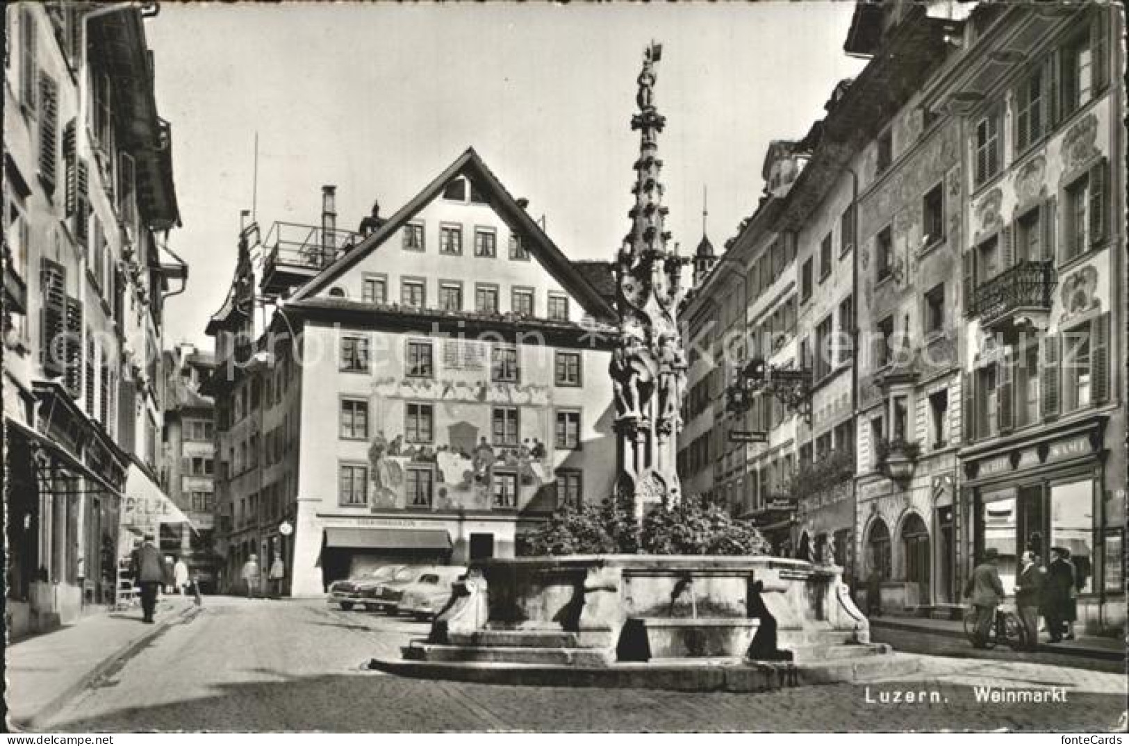 12315997 Luzern LU Weinmarkt Brunnen Luzern - Sonstige & Ohne Zuordnung