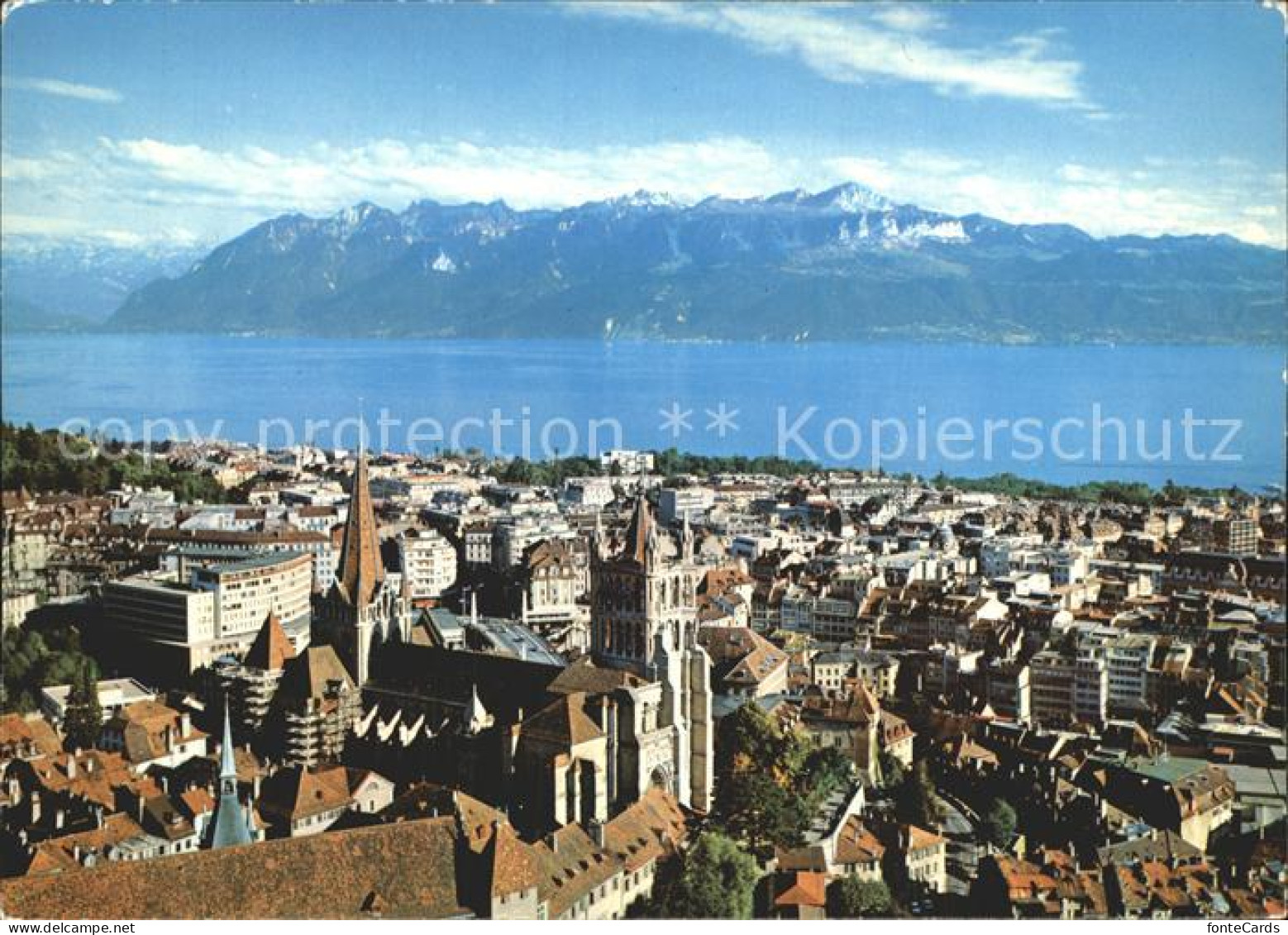 12310297 Lausanne VD Cathedrale Leman Alpes Savoie  Lausanne - Sonstige & Ohne Zuordnung