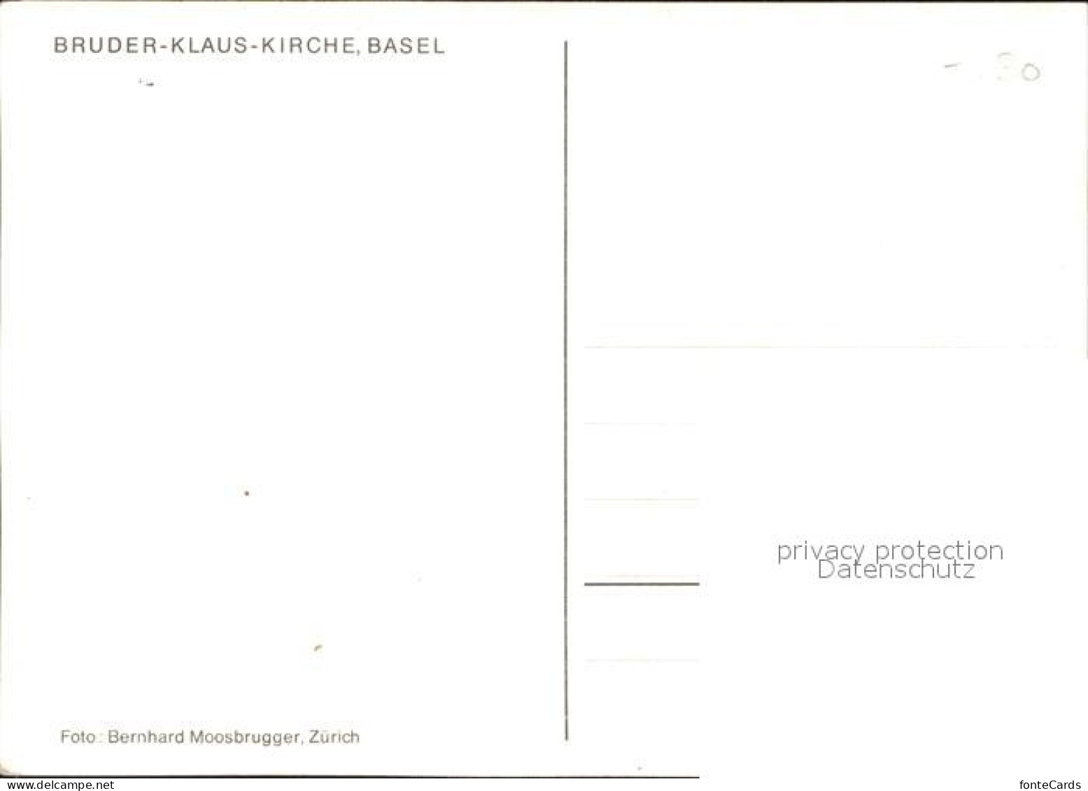12307037 Basel BS Bruder Klaus Kirche Basel BS - Altri & Non Classificati