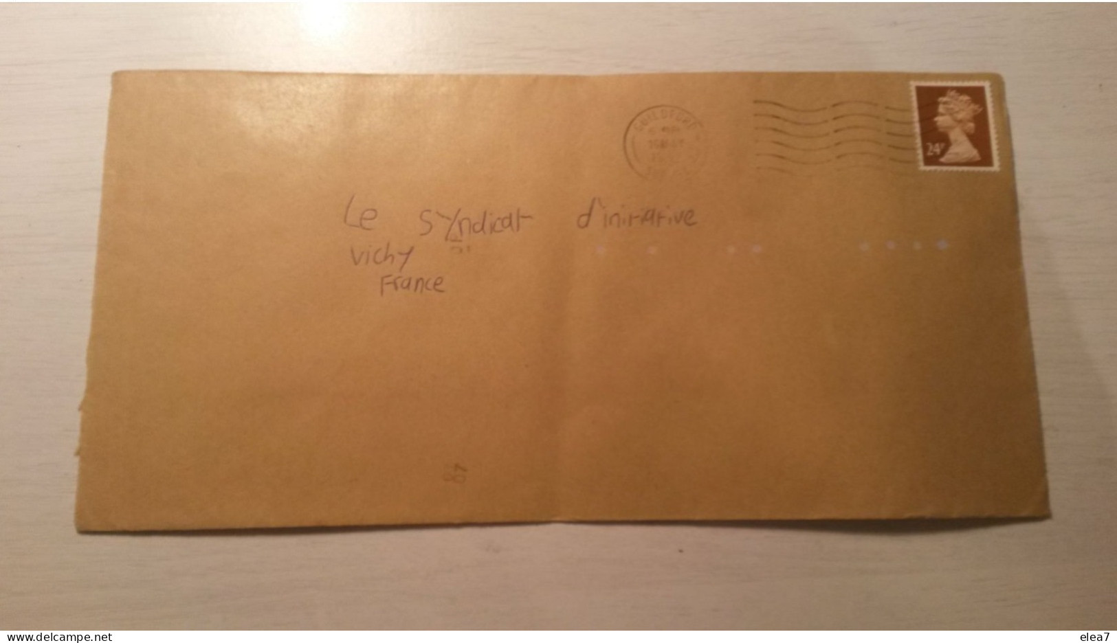 ENVELOPPE 1992  En Provenance Du Royaume-Uni - Storia Postale