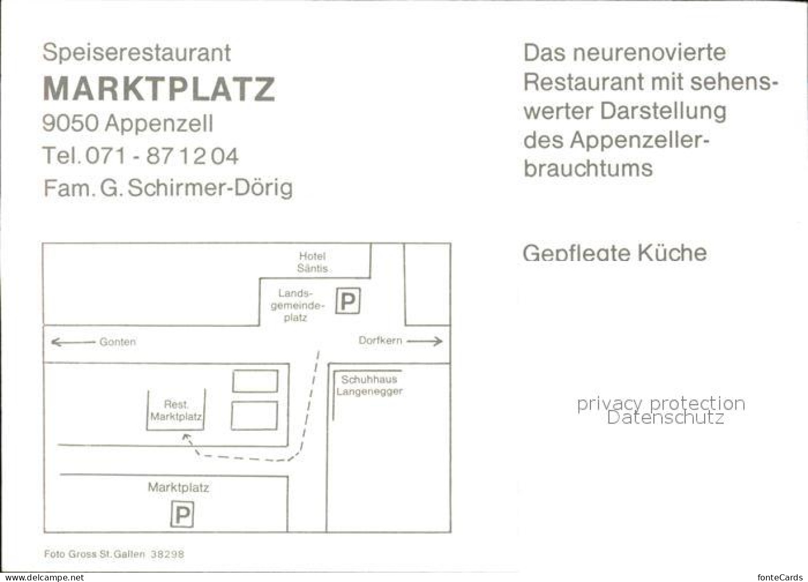 12305977 Appenzell IR Restaurant Marktplatz Appenzell IR - Other & Unclassified