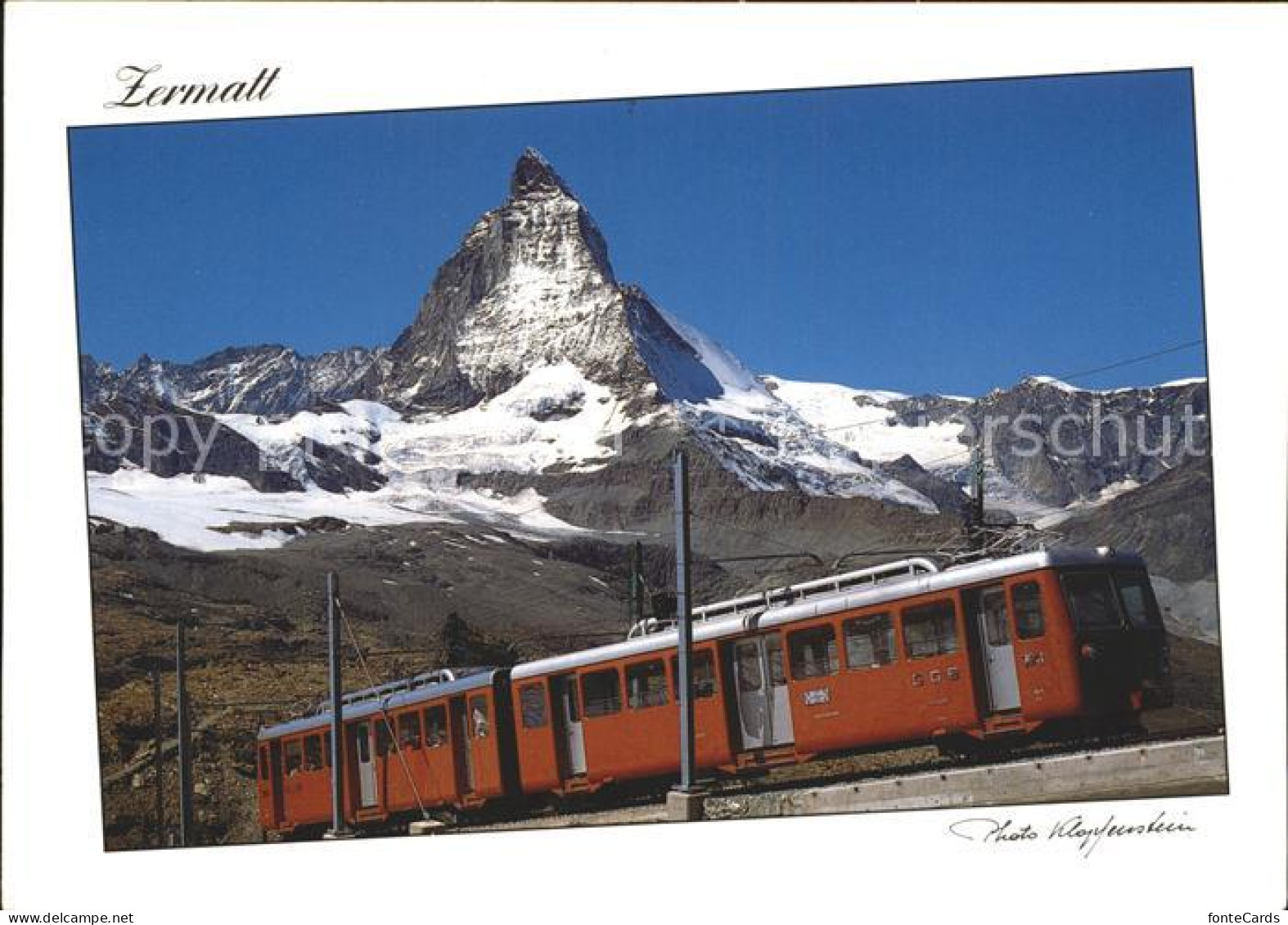 12294127 Gornergratbahn Zermatt Matterhorn Gornergratbahn - Sonstige & Ohne Zuordnung