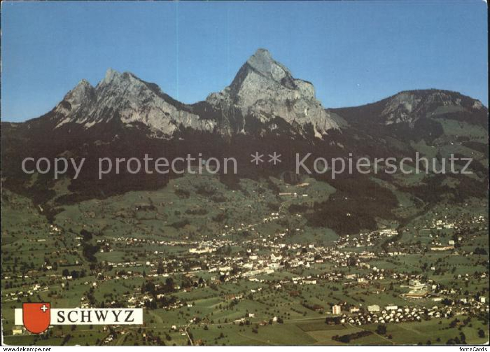 12291157 Schwyz Fliegeraufnahme Mit Mythen Schwyz - Other & Unclassified