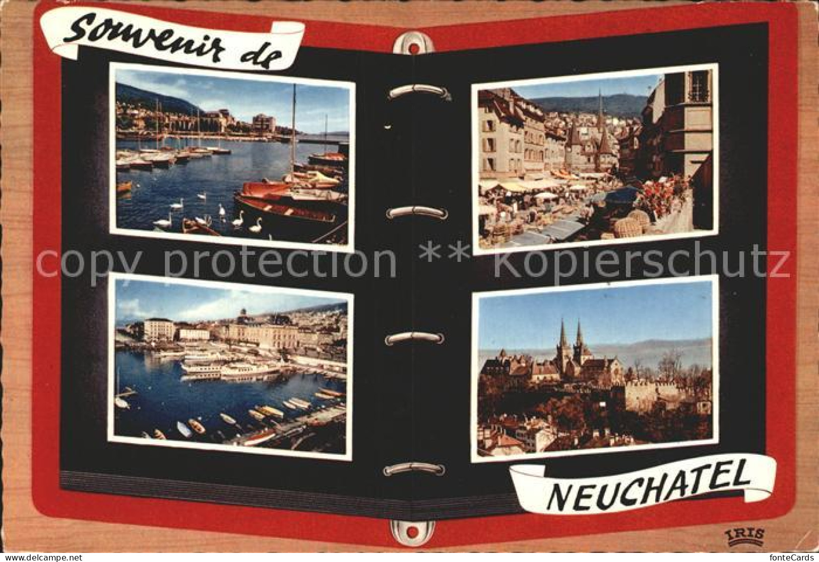 12287697 Neuchatel NE Markt Hafen Schloss  Neuchatel - Sonstige & Ohne Zuordnung