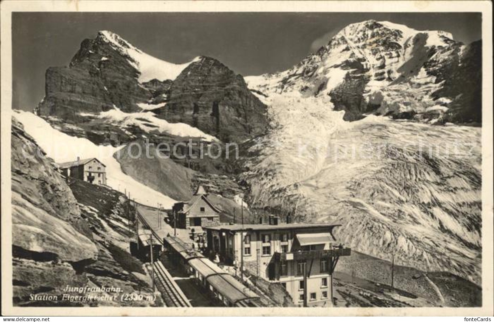 12278807 Jungfraubahn Station Eigergletscher Berner Alpen Jungfraubahn - Andere & Zonder Classificatie