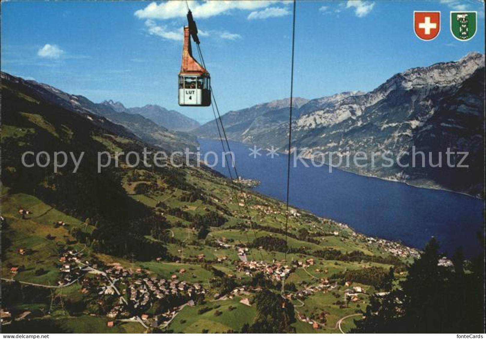 12276947 Unterterzen Seilbahn Tannenbodenalp Flumserberge Unterterzen - Other & Unclassified