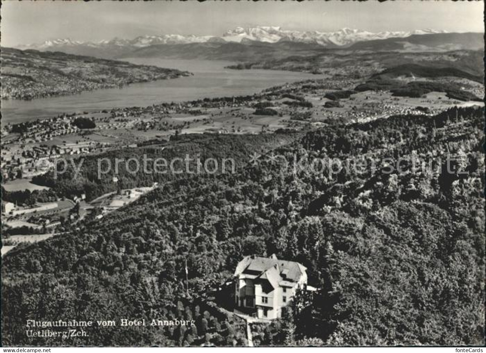 12273247 Uetliberg ZH Mit Hotel Annaburg Fliegeraufnahme Uetliberg - Autres & Non Classés