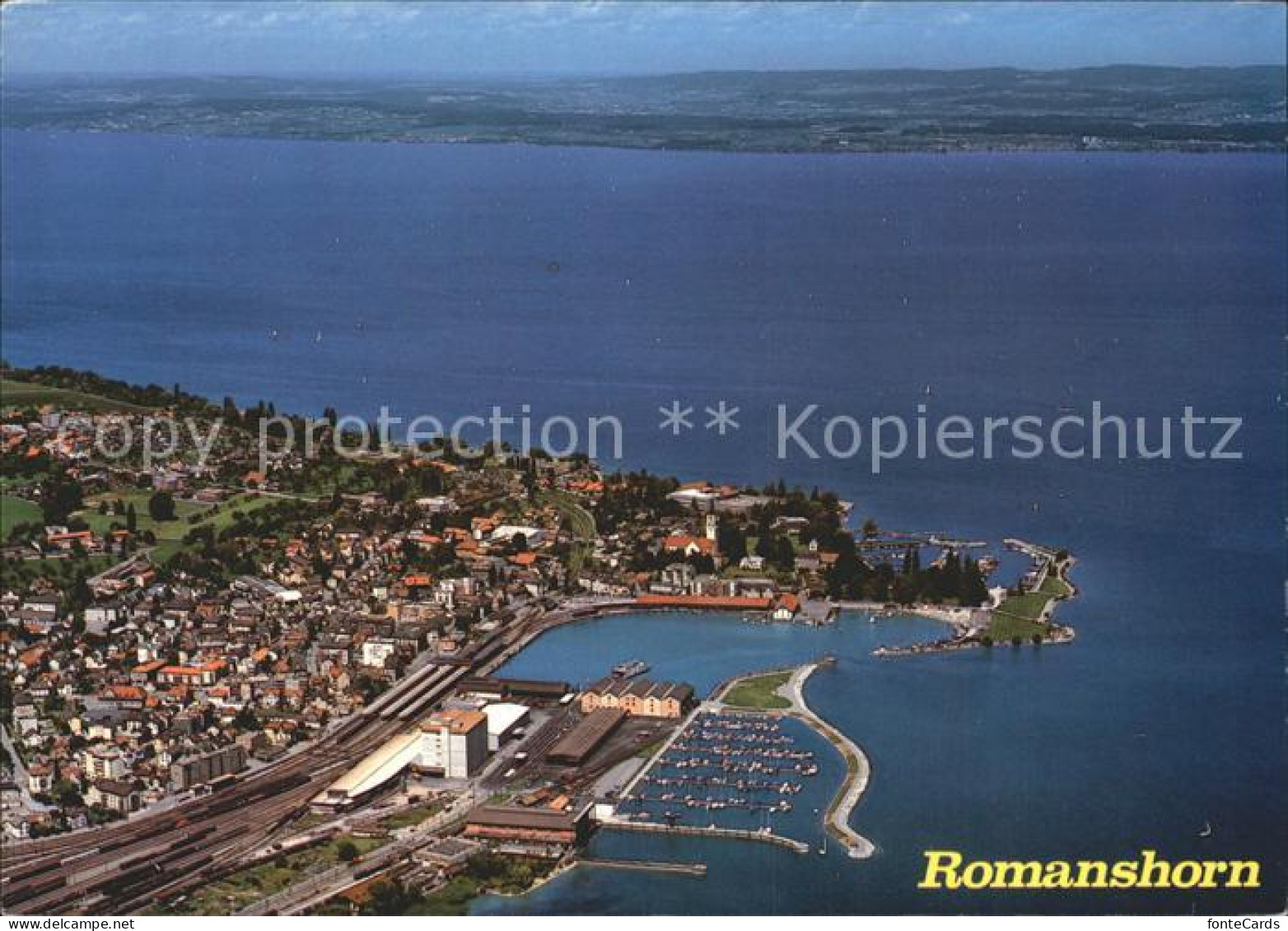 12260997 Romanshorn TG Fliegeraufnahme Am Bodensee Romanshorn - Andere & Zonder Classificatie