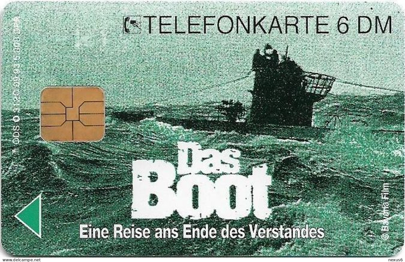 Germany - Das Boot (Film) 3 – Concentration Camps - O 0312C - 09.1993, 6DM, 5.000ex, Mint - O-Reeksen : Klantenreeksen