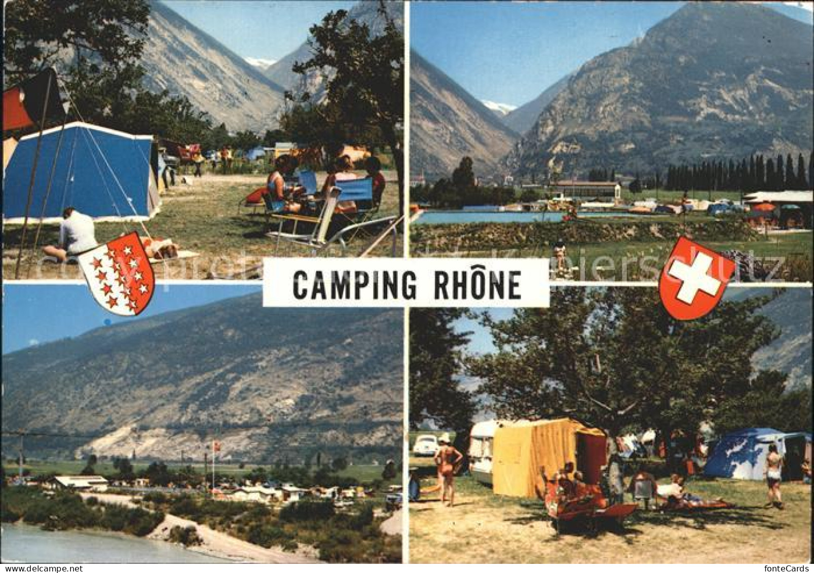 12230957 Gampel Camping Rhone  Gampel - Autres & Non Classés