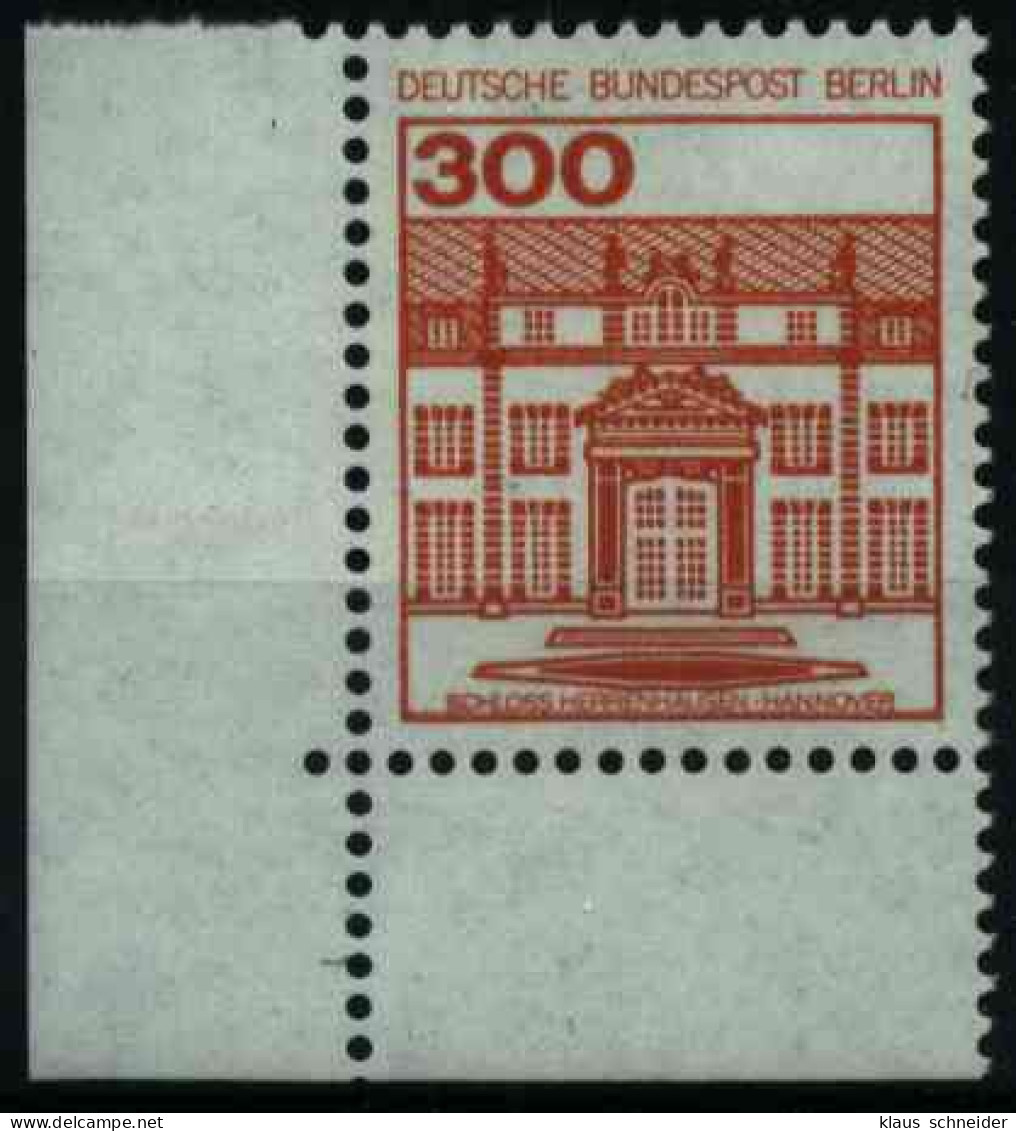 BERLIN DS BURGEN U. SCHLÖSSER Nr 677 Postfrisch ECKE-UL X0E26D6 - Unused Stamps