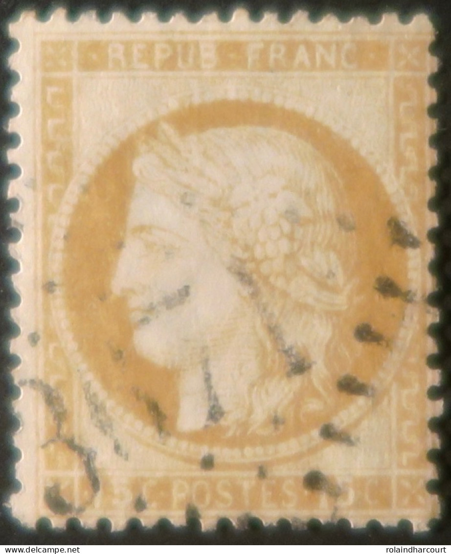 X1221 - FRANCE - CERES N°55 - GC 3671 : SAINT JEAN DE LOSNE (Cote D'Or) INDICE 4 - 1871-1875 Cérès