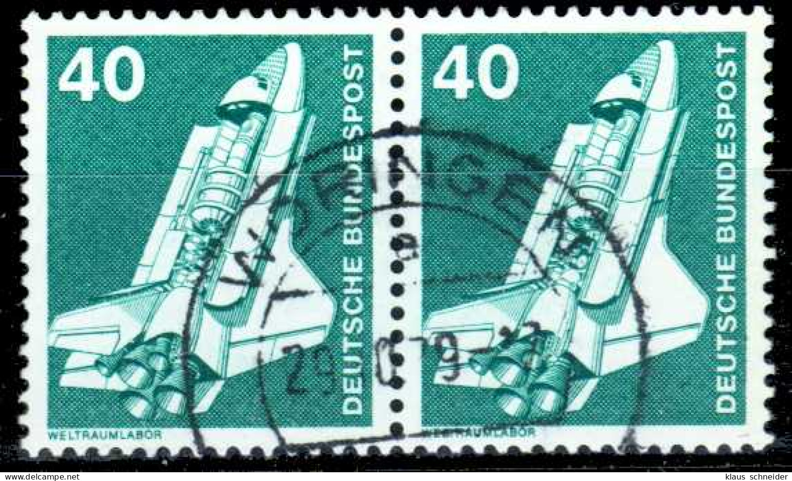 BRD DS INDUSTRIE U. TECHNIK Nr 850 Zentrisch Gestempelt WAAG X2808A6 - Used Stamps