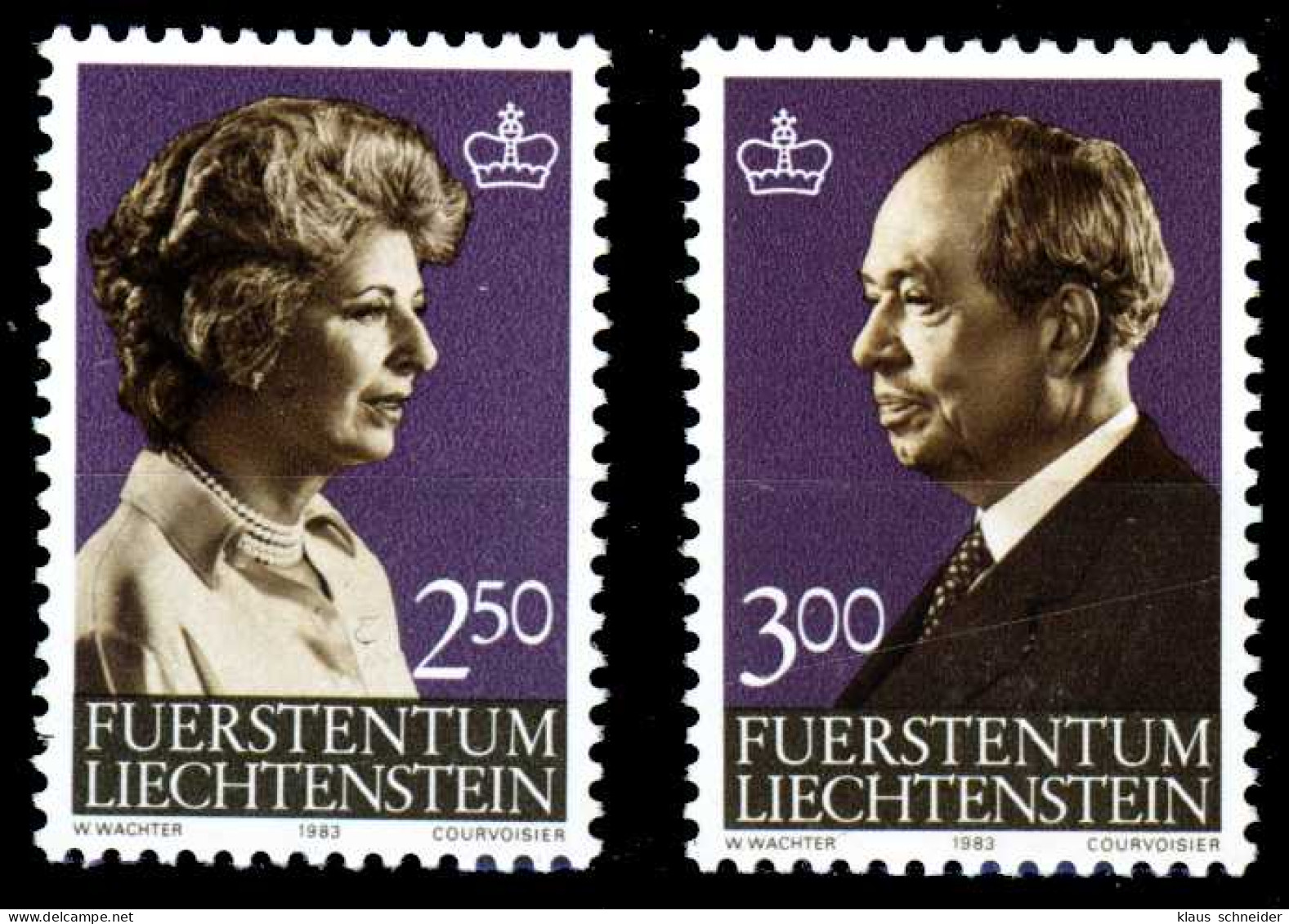 LIECHTENSTEIN 1983 Nr 828-829 Postfrisch SB46422 - Unused Stamps