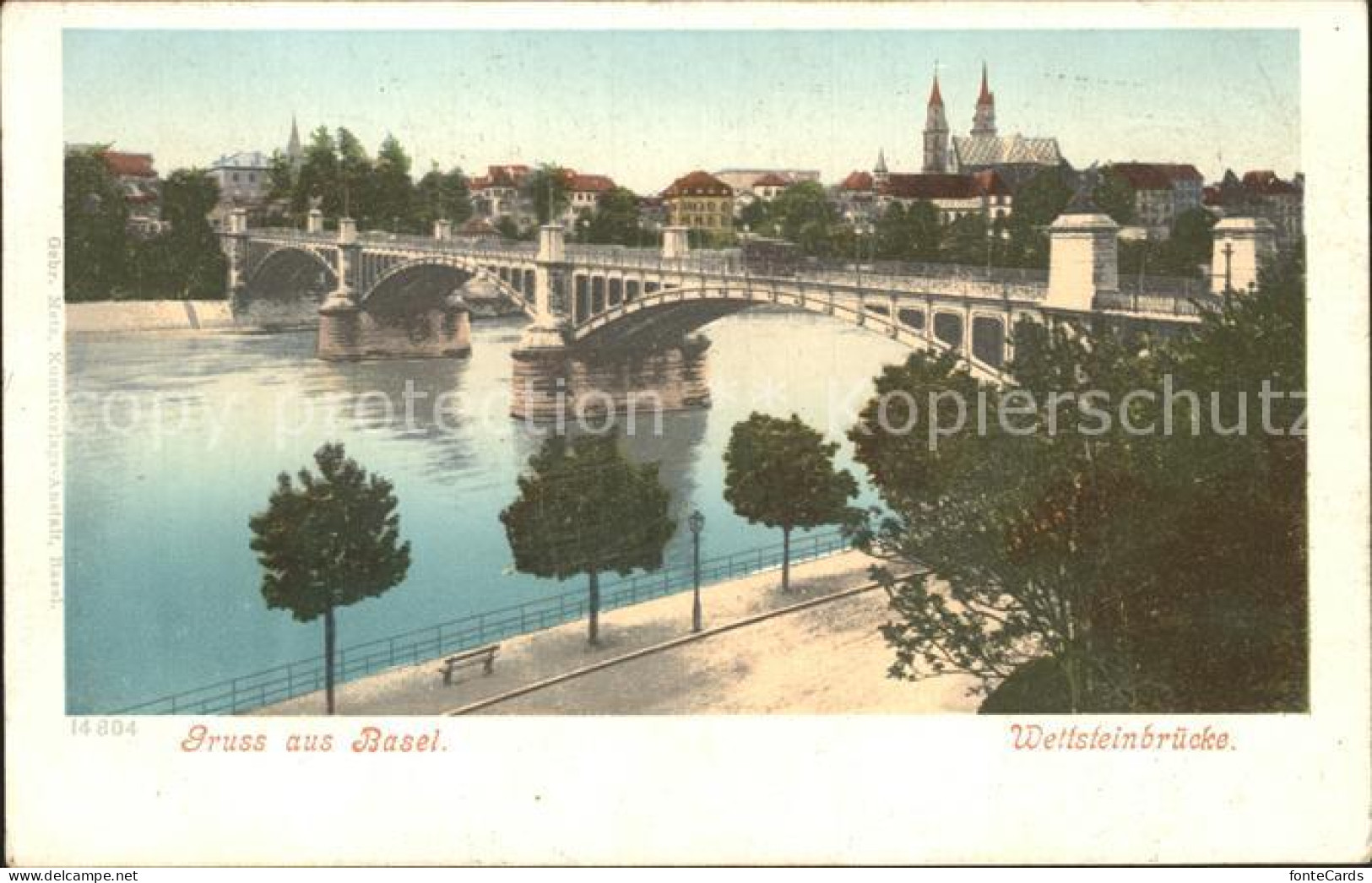 12219857 Basel BS Wettsteinbruecke  Basel BS - Other & Unclassified