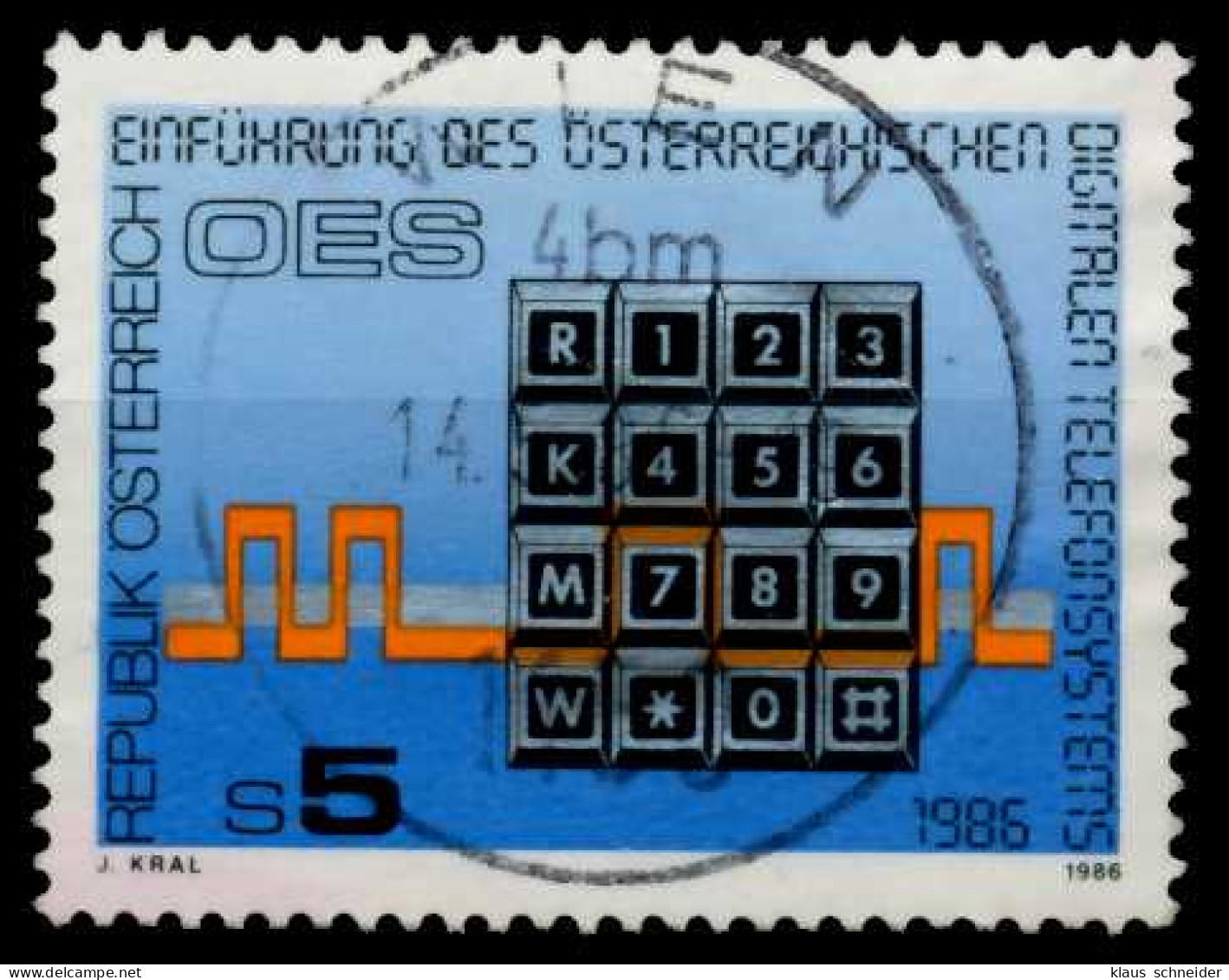 ÖSTERREICH 1986 Nr 1838 Zentrisch Gestempelt X7EAC5E - Oblitérés