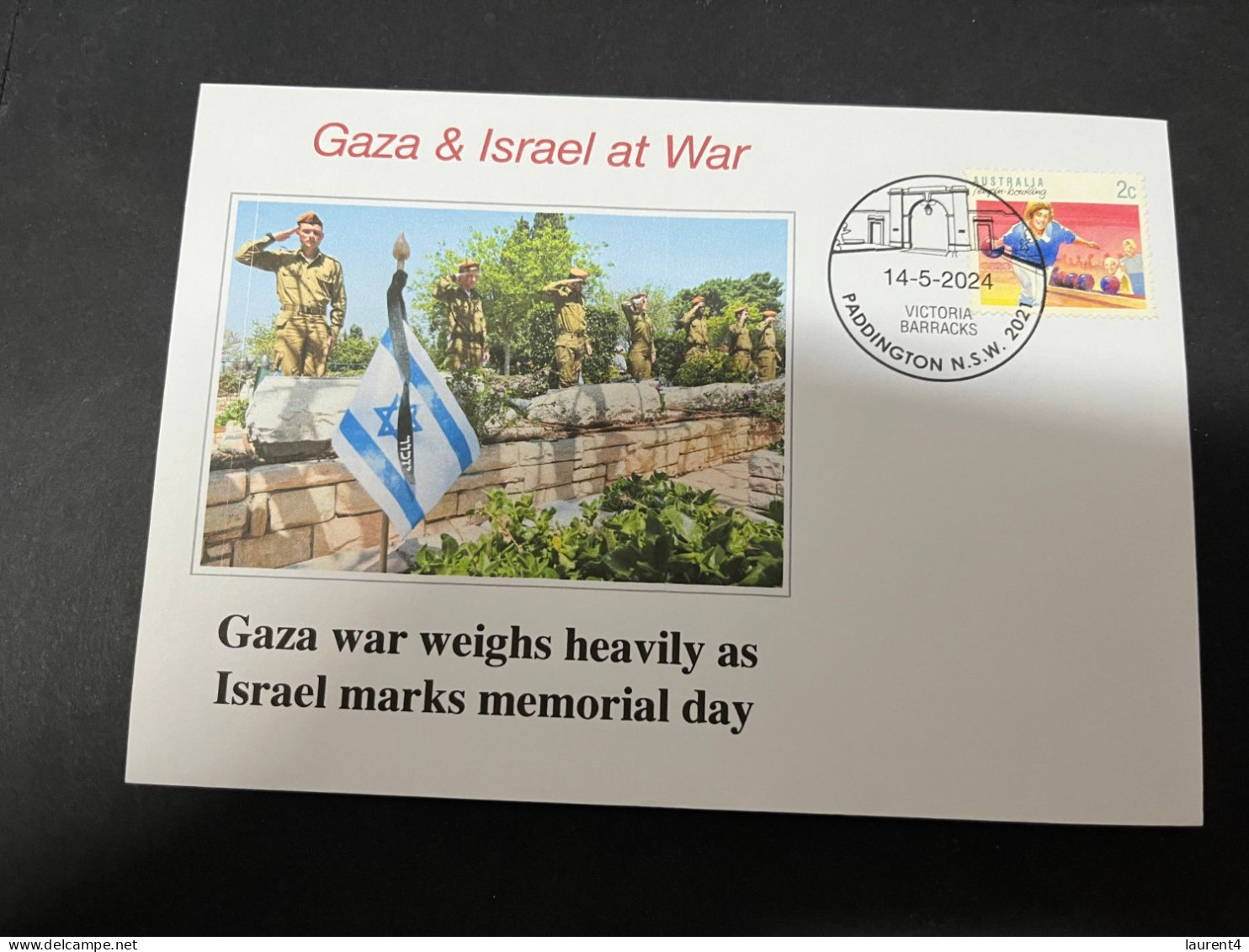 15-5-2024 (5 Z 12) GAZA War - Gaza War Weight Heavily As Israel Marks Memorial Day - Militaria