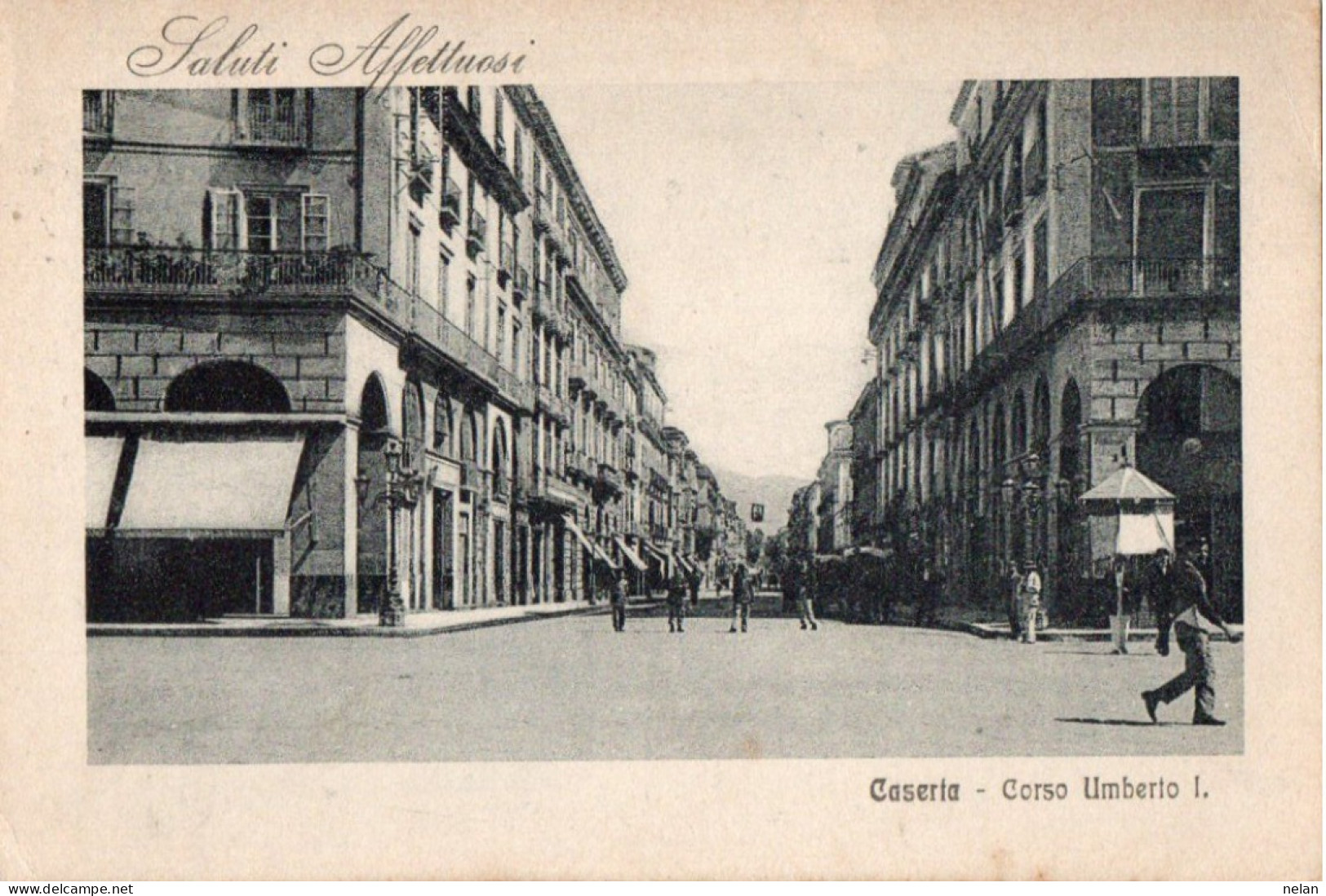 SALUTI AFFETTUOSI - CASERTA - CORSO UMBERTO I.  - F.P. - Caserta