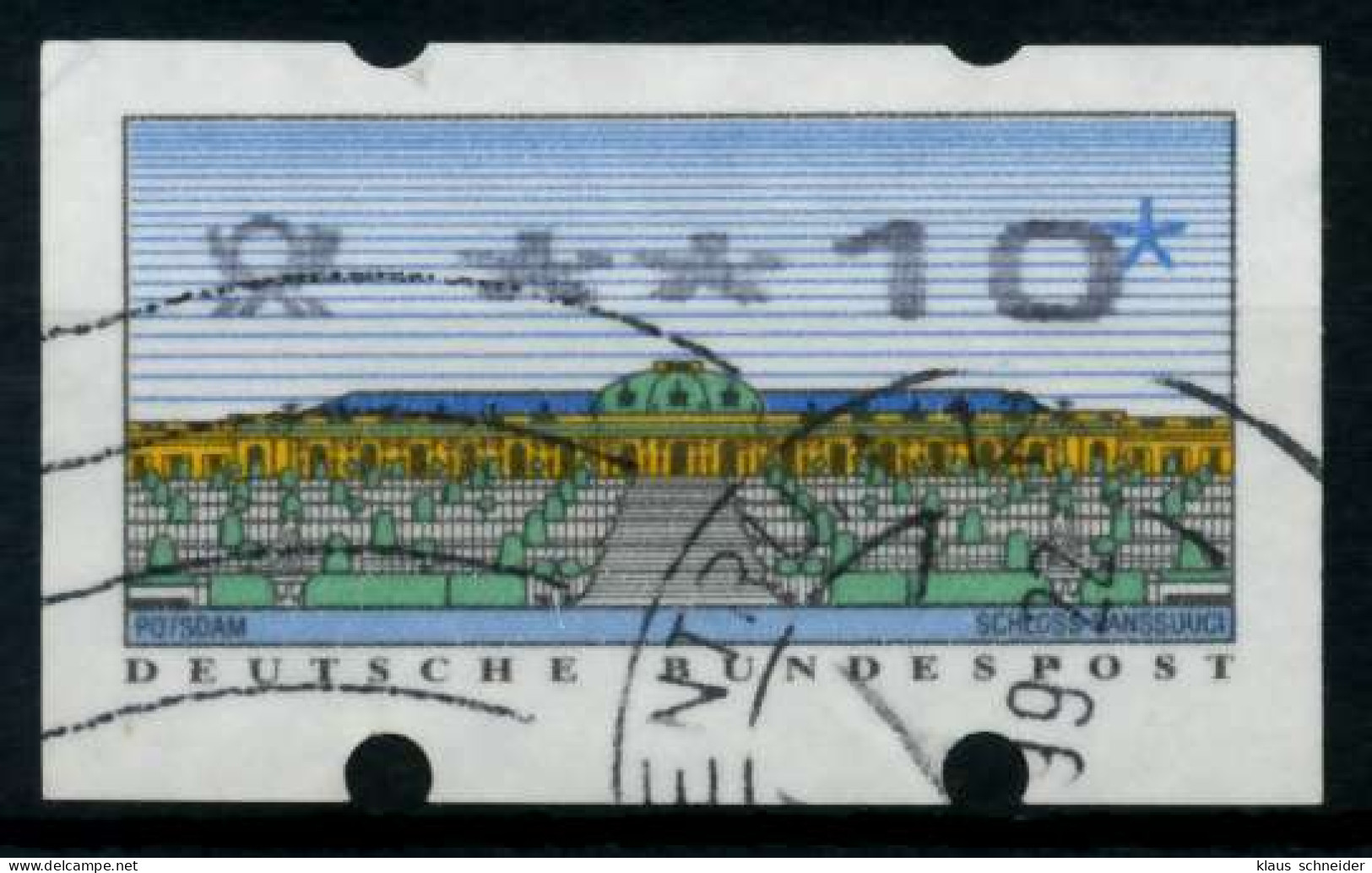 BRD ATM 1993 Nr 2-2.3-0010 Gestempelt X974452 - Automaatzegels [ATM]