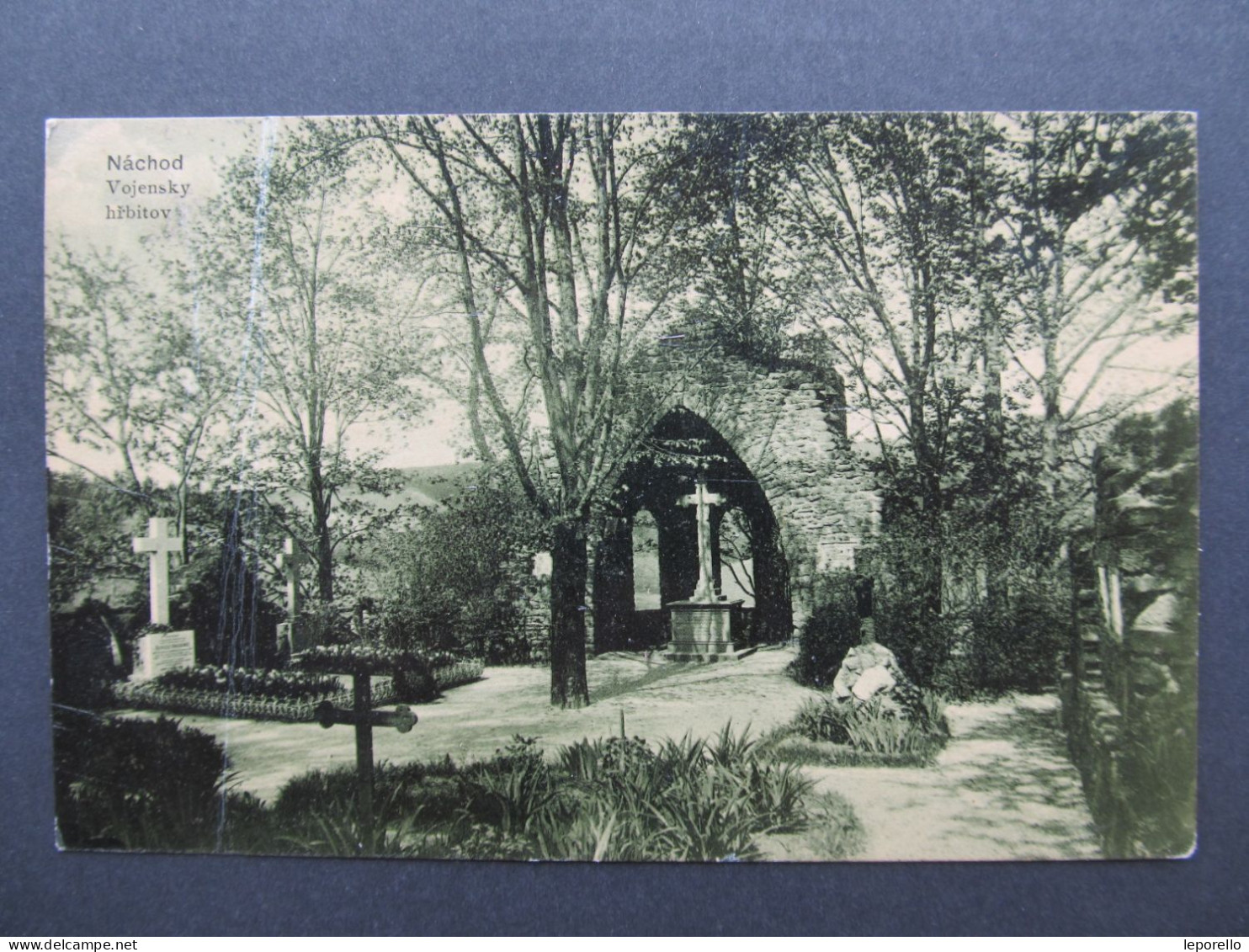 AK Náchod Vojenský Hřbitov Friedhof Ca. 1910    // P9804 - Czech Republic