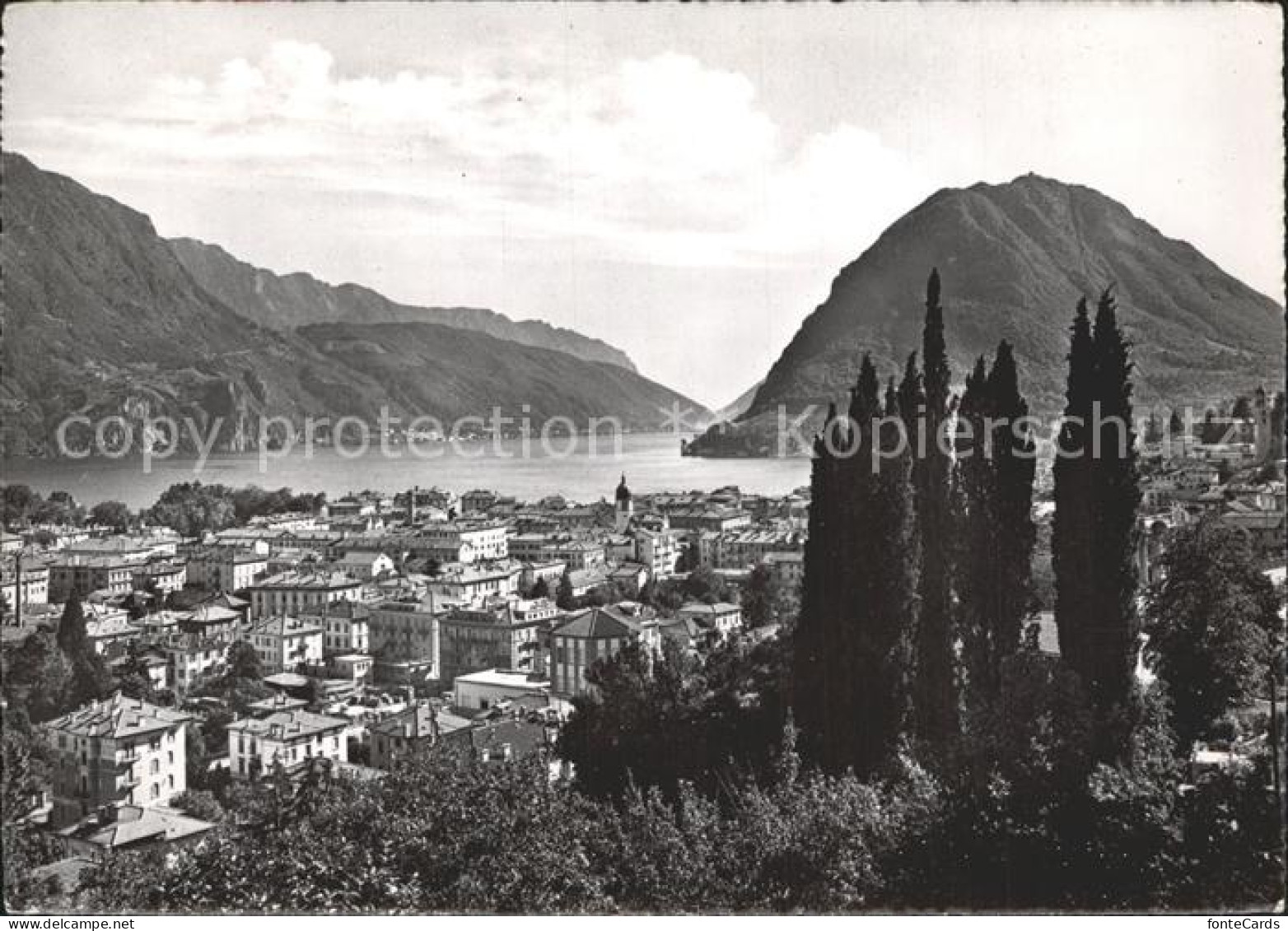 12195467 Lugano TI Lago Di Lugano E Monte San Salvatore Lugano - Andere & Zonder Classificatie