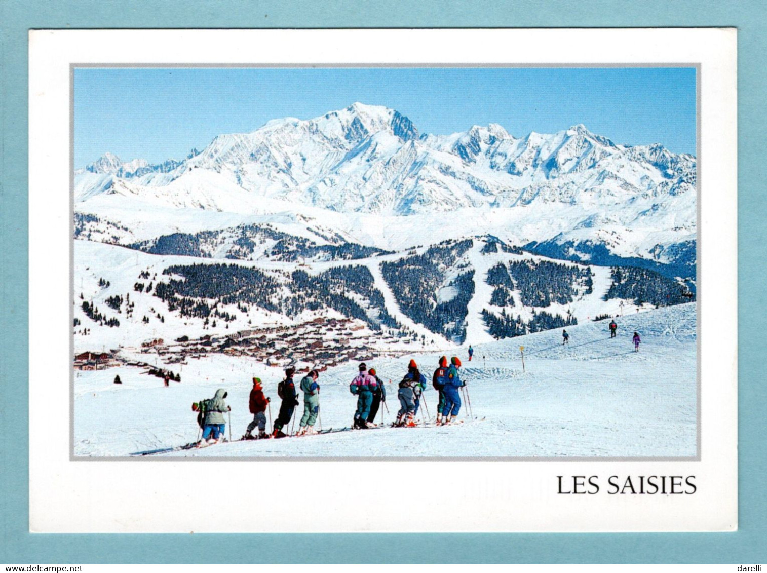 CP 73 - Les Saisies - La Station Dominée Par Le Mont Blanc - Andere & Zonder Classificatie