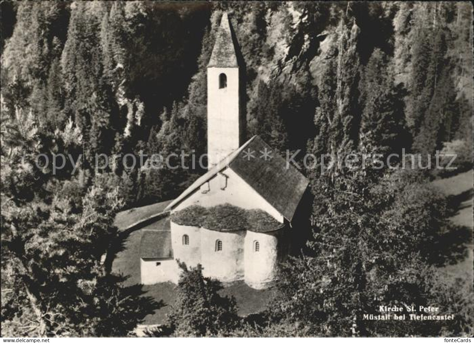 12178697 Tiefencastel Kirche St Peter  Tiefencastel - Autres & Non Classés