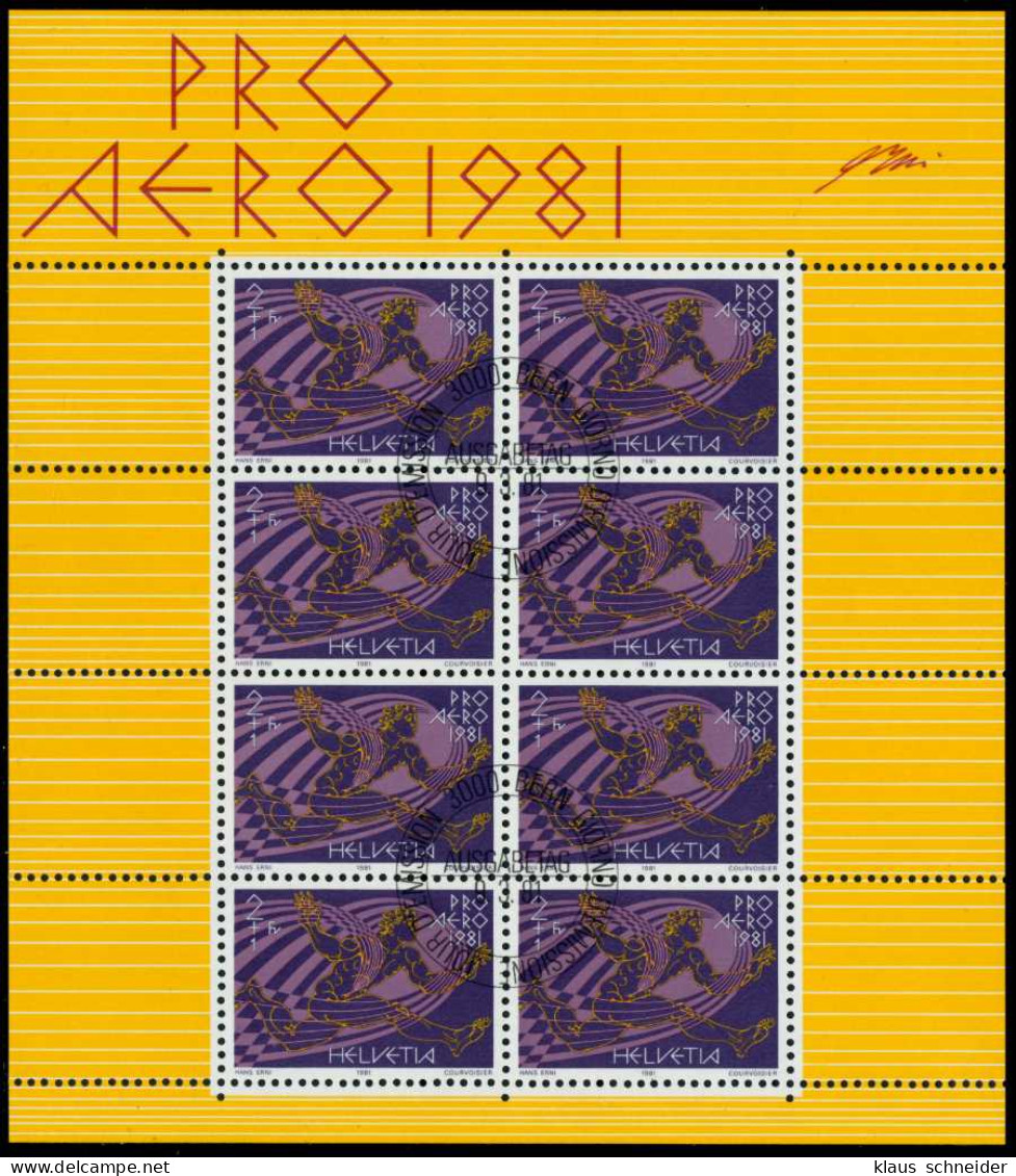 SCHWEIZ FLUGMARKEN Nr 1196 ESST KLEINBG S3CBE86 - Used Stamps