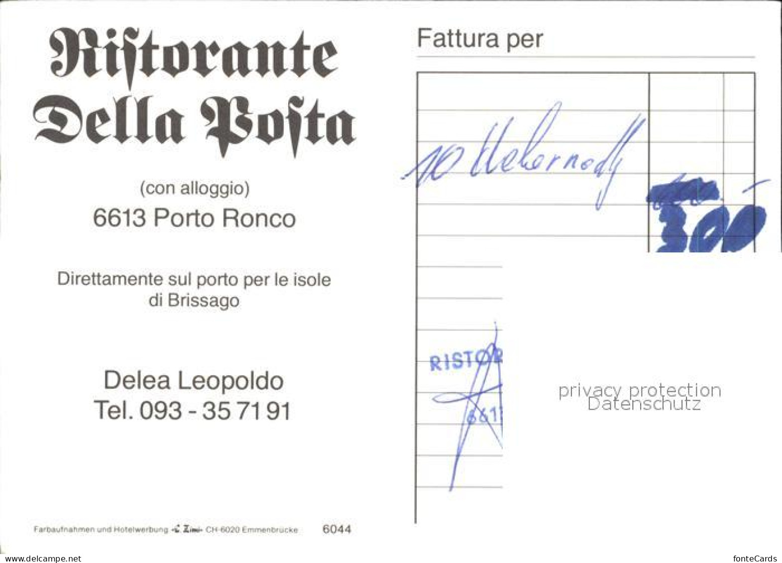 12175257 Porto Ronco Ristorante Della Posta Porto Ronco - Other & Unclassified