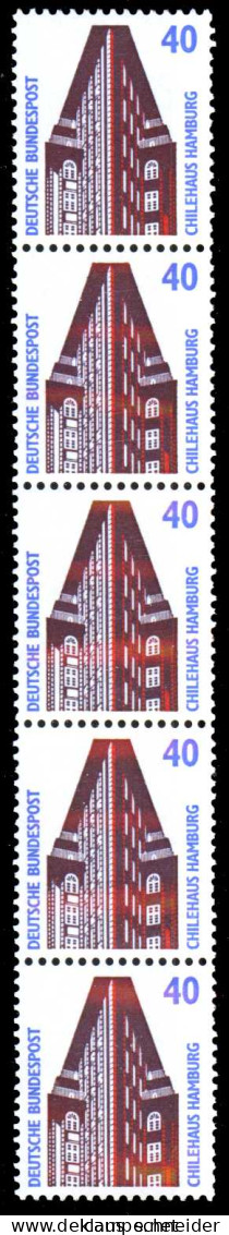 BRD DS SEHENSWÜRDIGKEITEN Nr 1379uRI Postfrisch 3ER STR S5082C6 - Unused Stamps