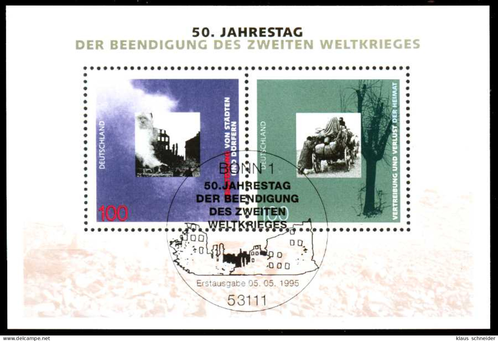 BRD BUND BLOCK KLEINBOGEN 1995 Block 31-ESST-BO S53D31E - Otros & Sin Clasificación