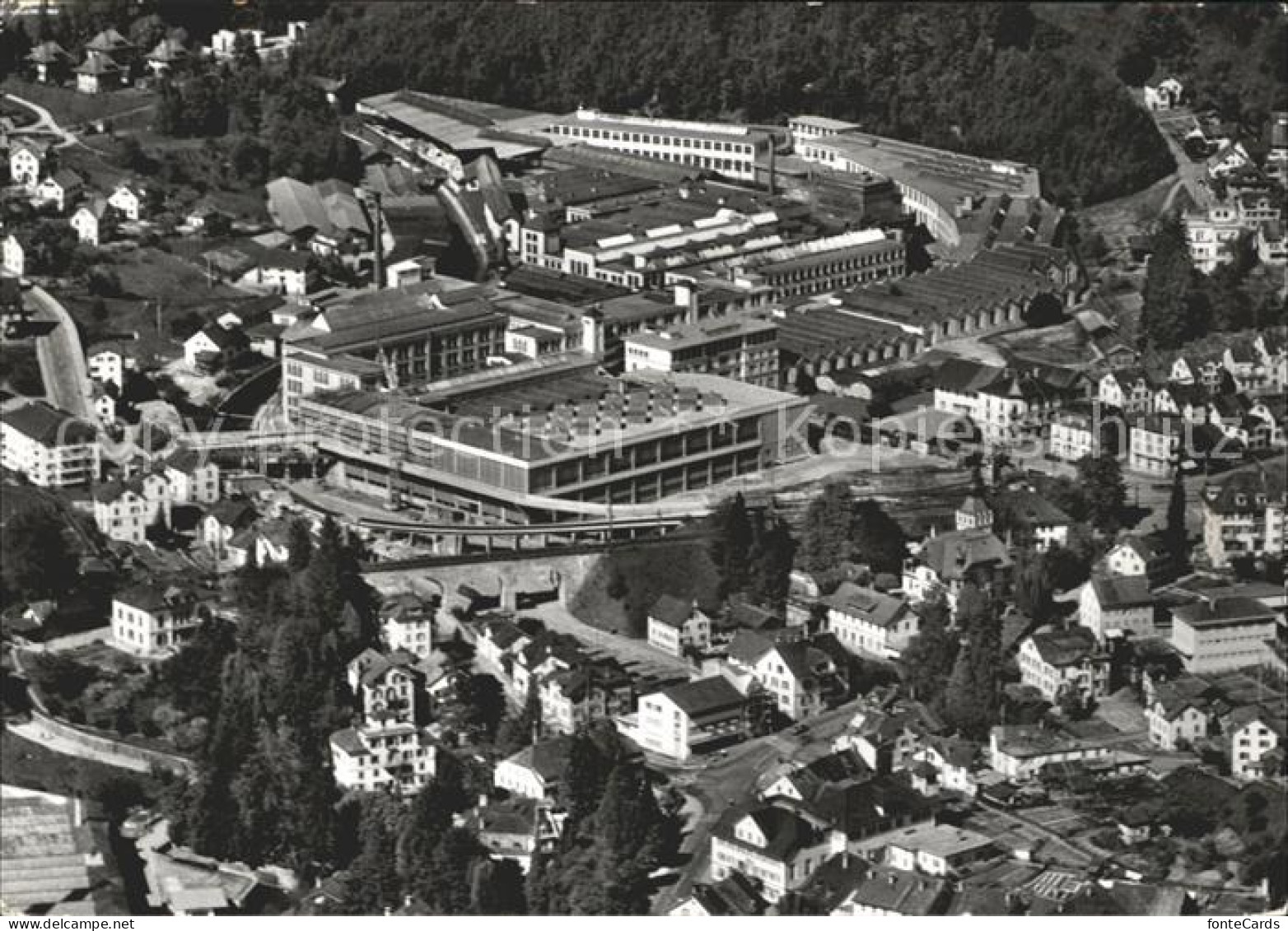 12160137 Rueti ZH Maschinenfabrik Rueti A.- G. Fliegeraufnahme Rueti ZH - Andere & Zonder Classificatie