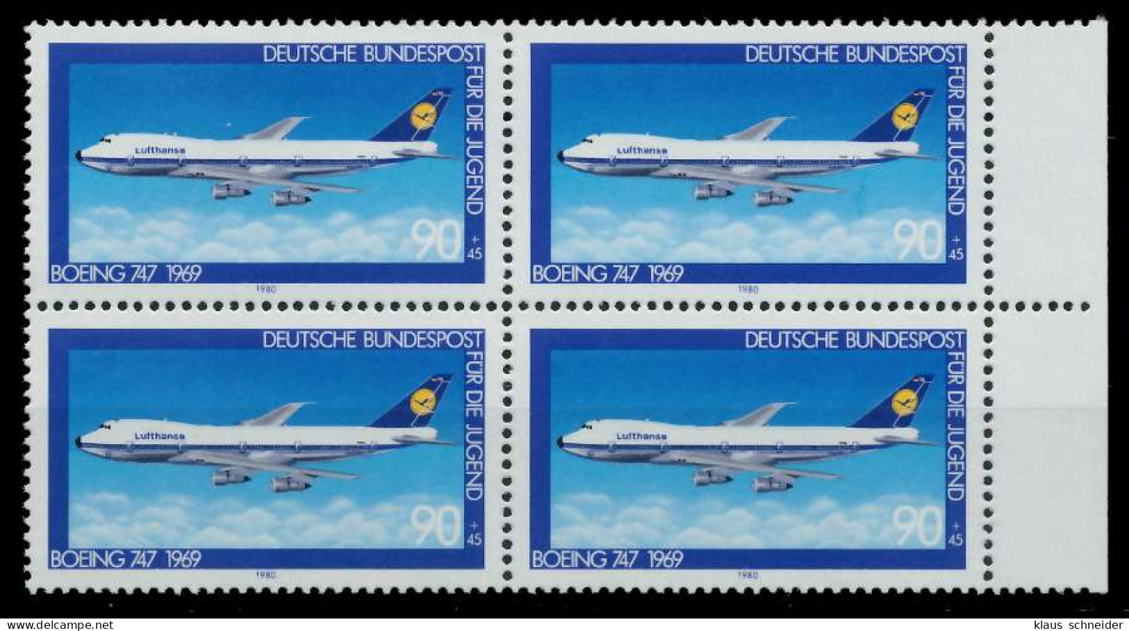 BRD 1980 Nr 1043 Postfrisch VIERERBLOCK X807DD2 - Unused Stamps