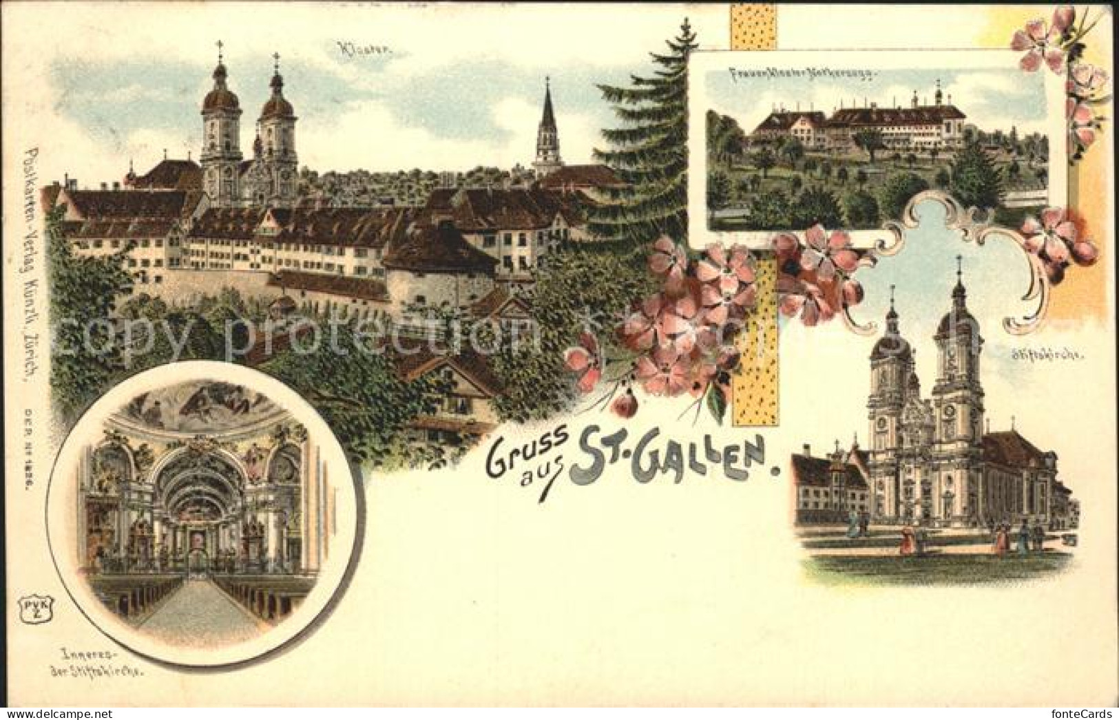 12160097 St Gallen SG Stiftskirche Kloster Frauenkloster St Gallen - Other & Unclassified