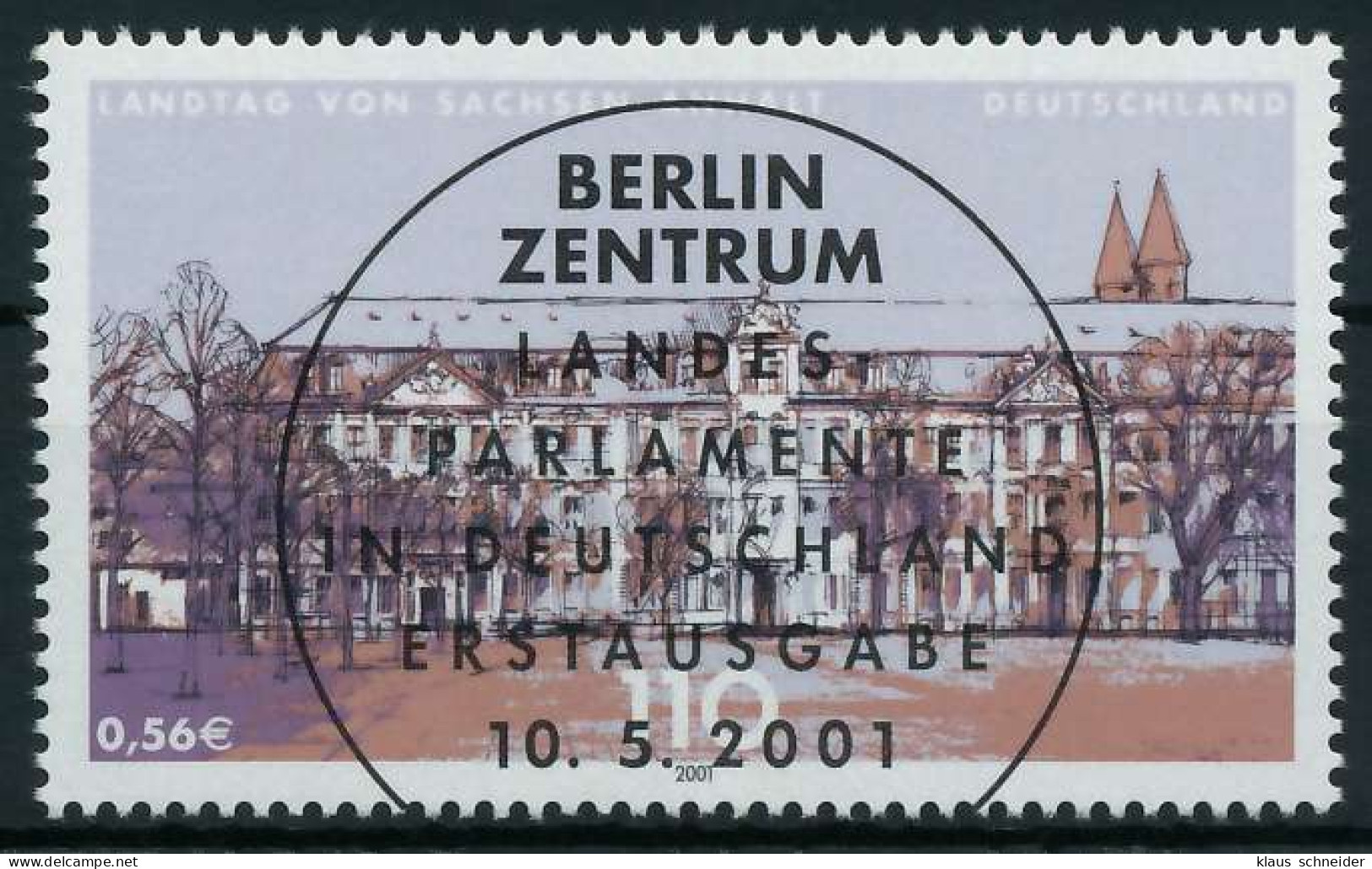 BRD 2001 Nr 2184 ESST Zentrisch Gestempelt X84CE62 - Oblitérés