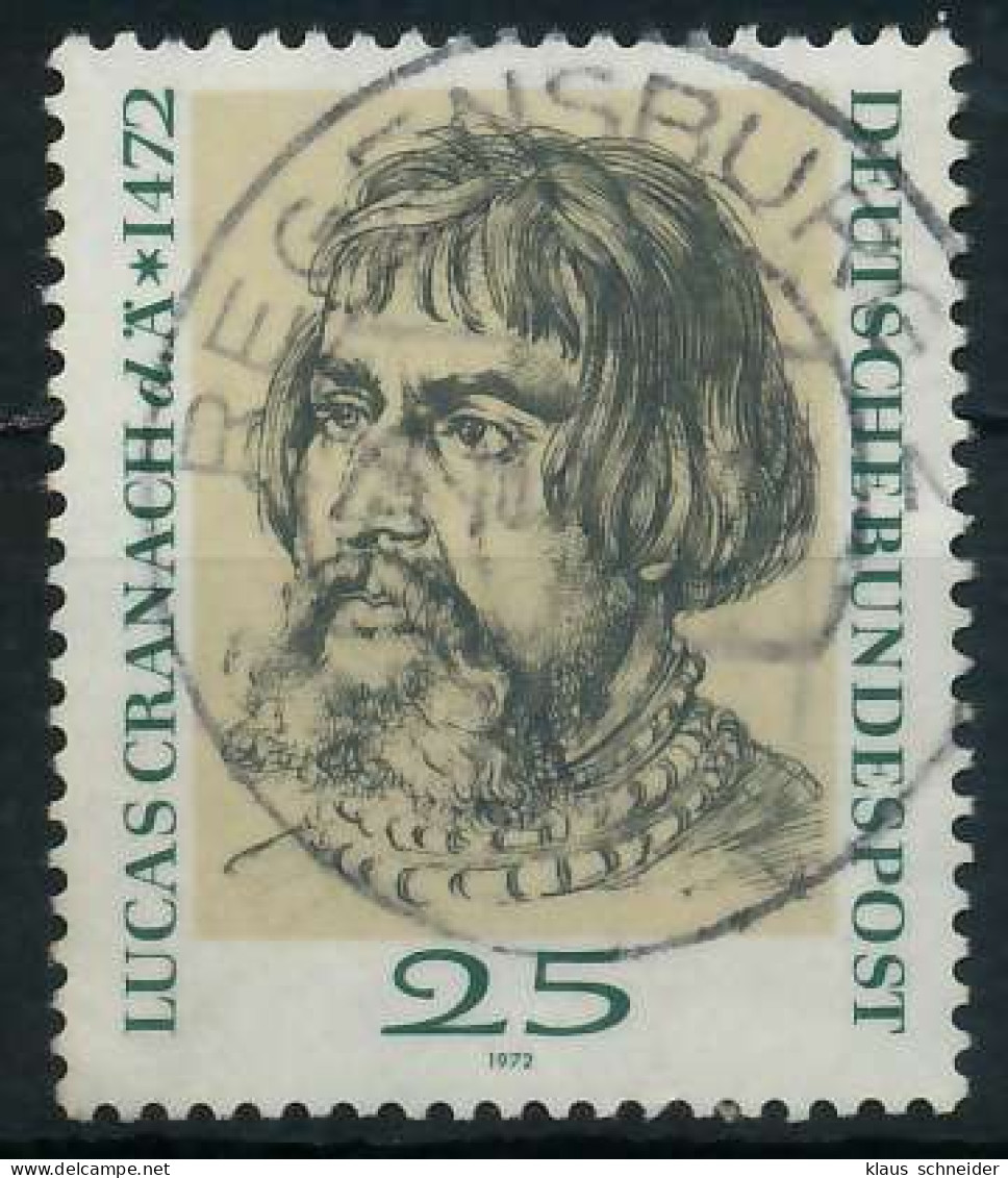 BRD 1972 Nr 718 Zentrisch Gestempelt X84EEEE - Used Stamps