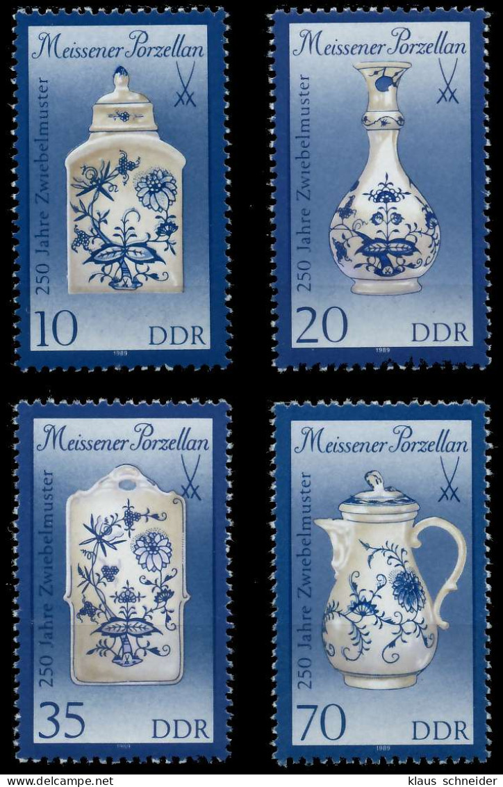 DDR 1989 Nr 3241I-3244I Postfrisch SB7530A - Unused Stamps