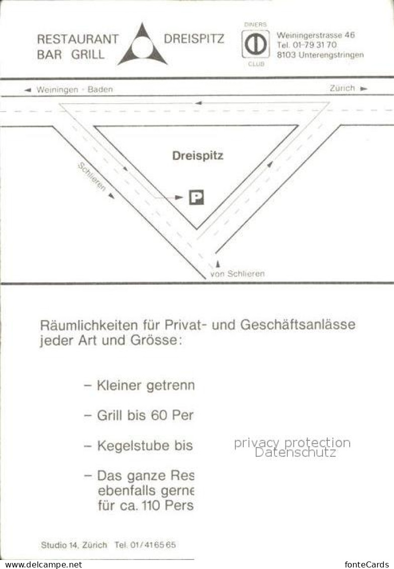 12158307 Unterengstringen Restaurant Bar Dreipsitz Unterengstringen - Andere & Zonder Classificatie