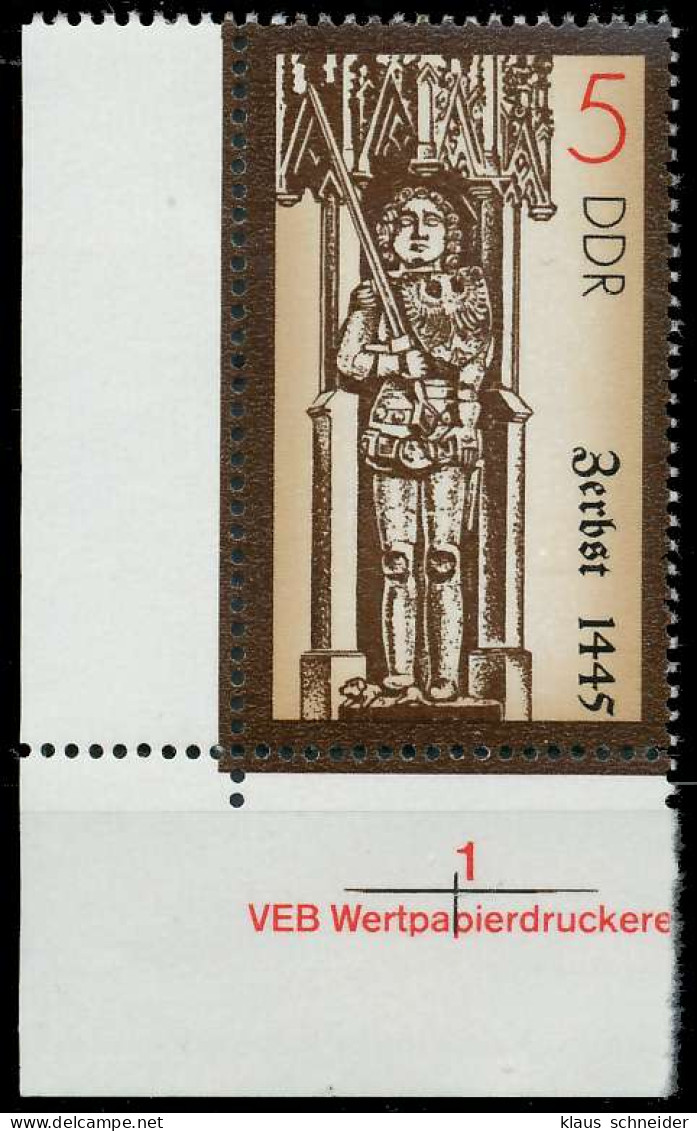 DDR 1989 Nr 3285 Postfrisch ECKE-ULI X0E426A - Ungebraucht