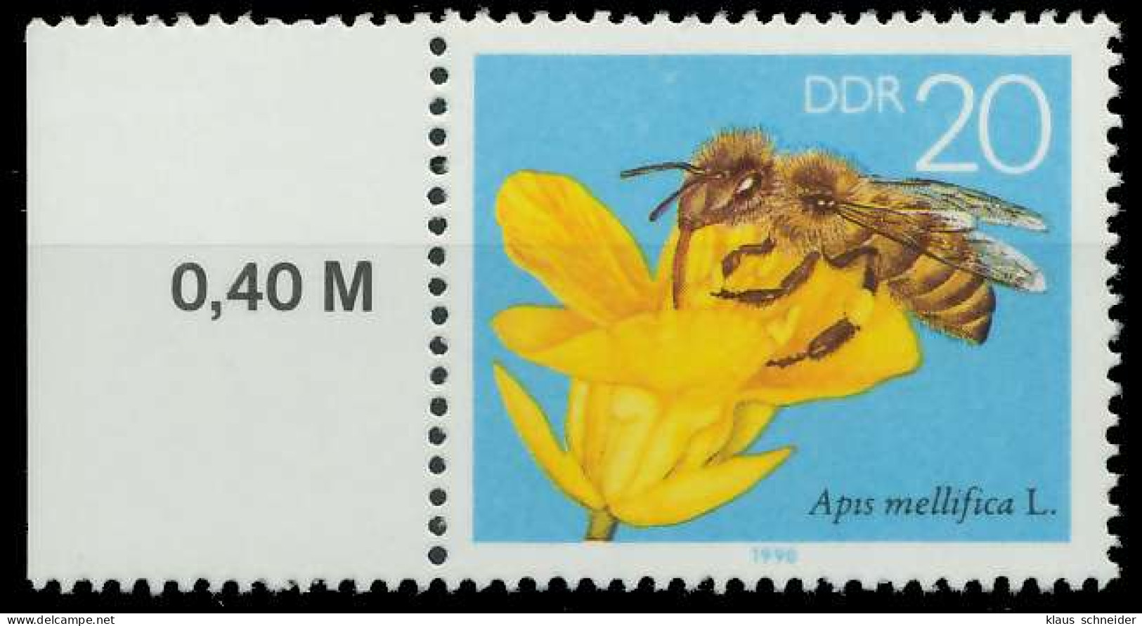 DDR 1990 Nr 3297 Postfrisch SRA X0E8D9A - Unused Stamps