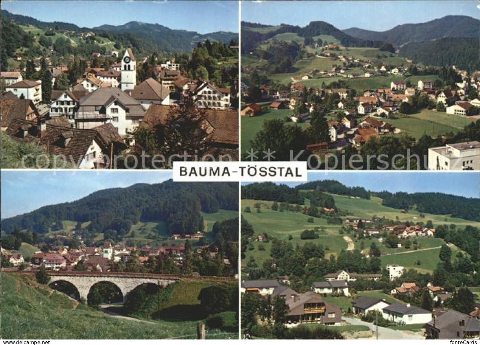 12156937 Bauma Teilansichten Toesstal Eisenbahnbruecke Bauma - Andere & Zonder Classificatie