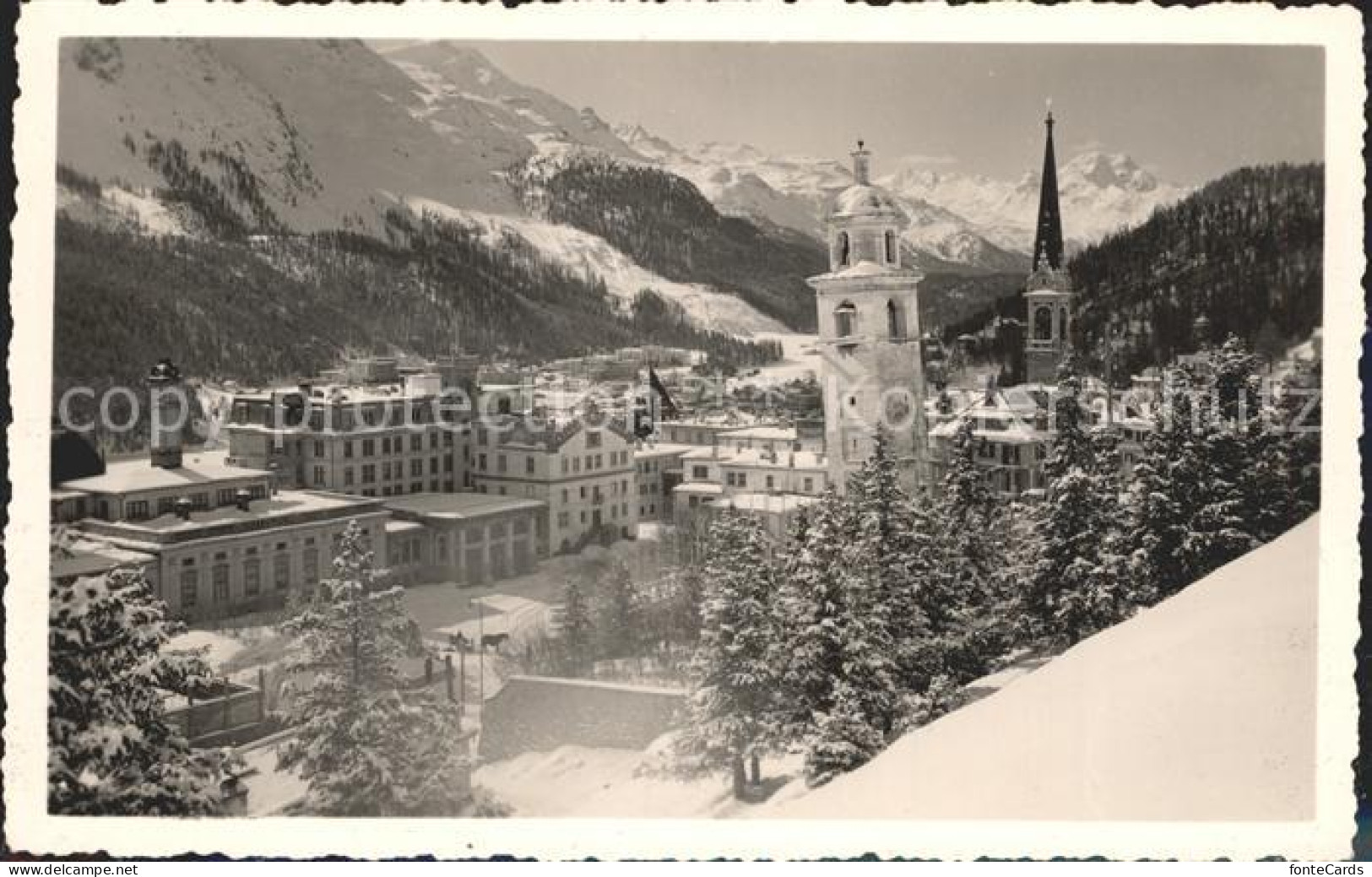 12150377 St Moritz GR Mit Schiefem Turm St. Moritz - Other & Unclassified