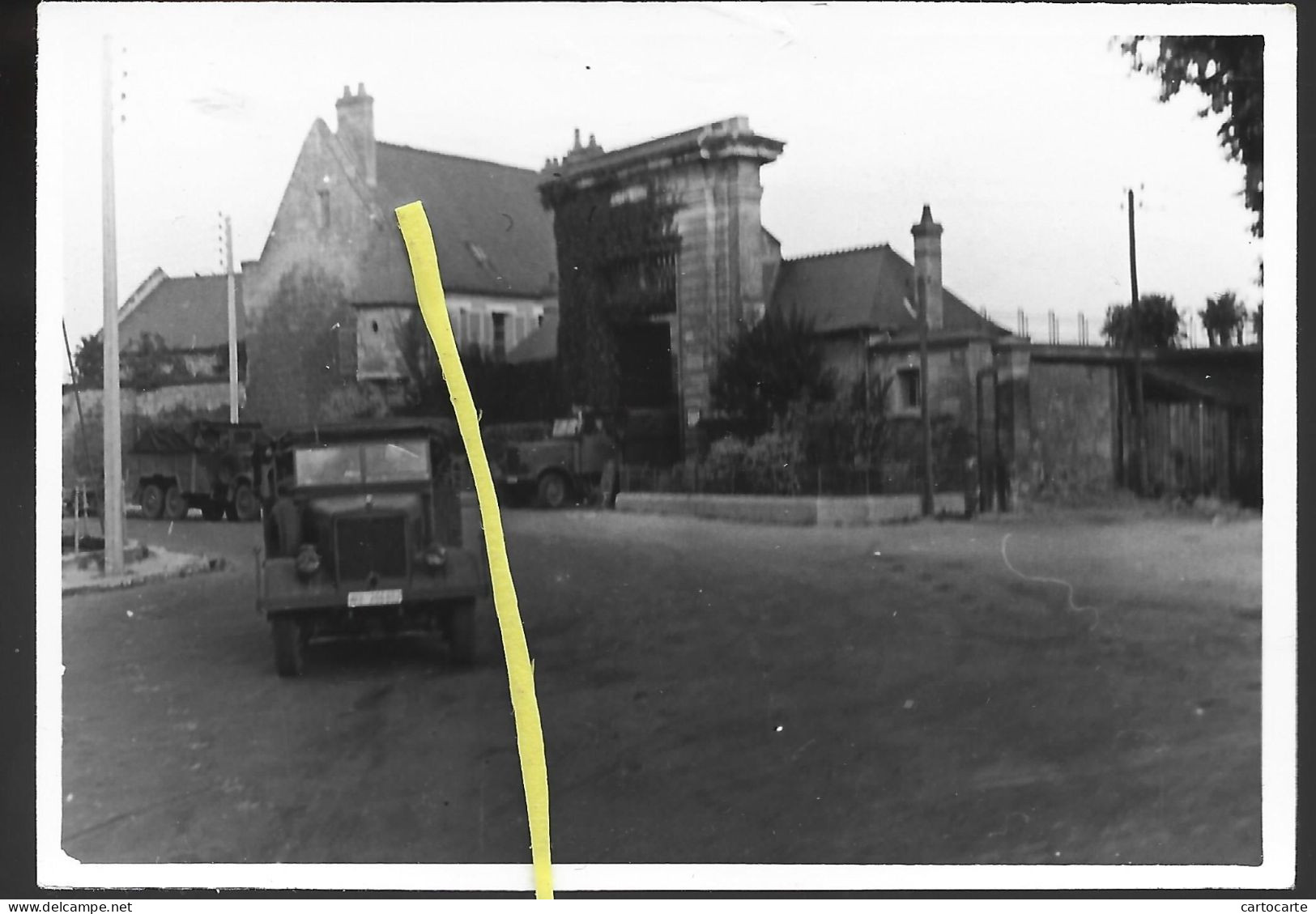 02 773 0524 WW2 WK2 AISNE LAON HOTEL DIEU   SOLDATS  ALLEMANDS  1940 - War, Military