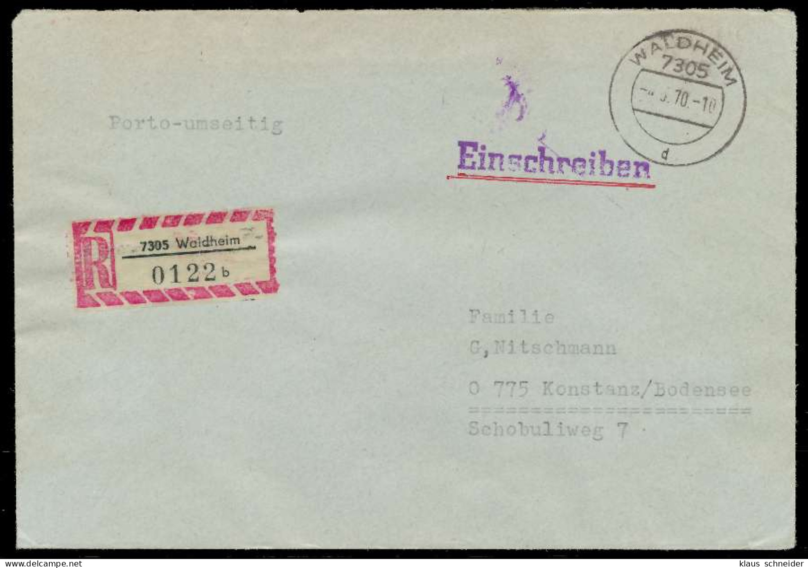 DDR BLOCK KLEINBOGEN Block 31 BRIEF EF X0E9352 - Autres & Non Classés