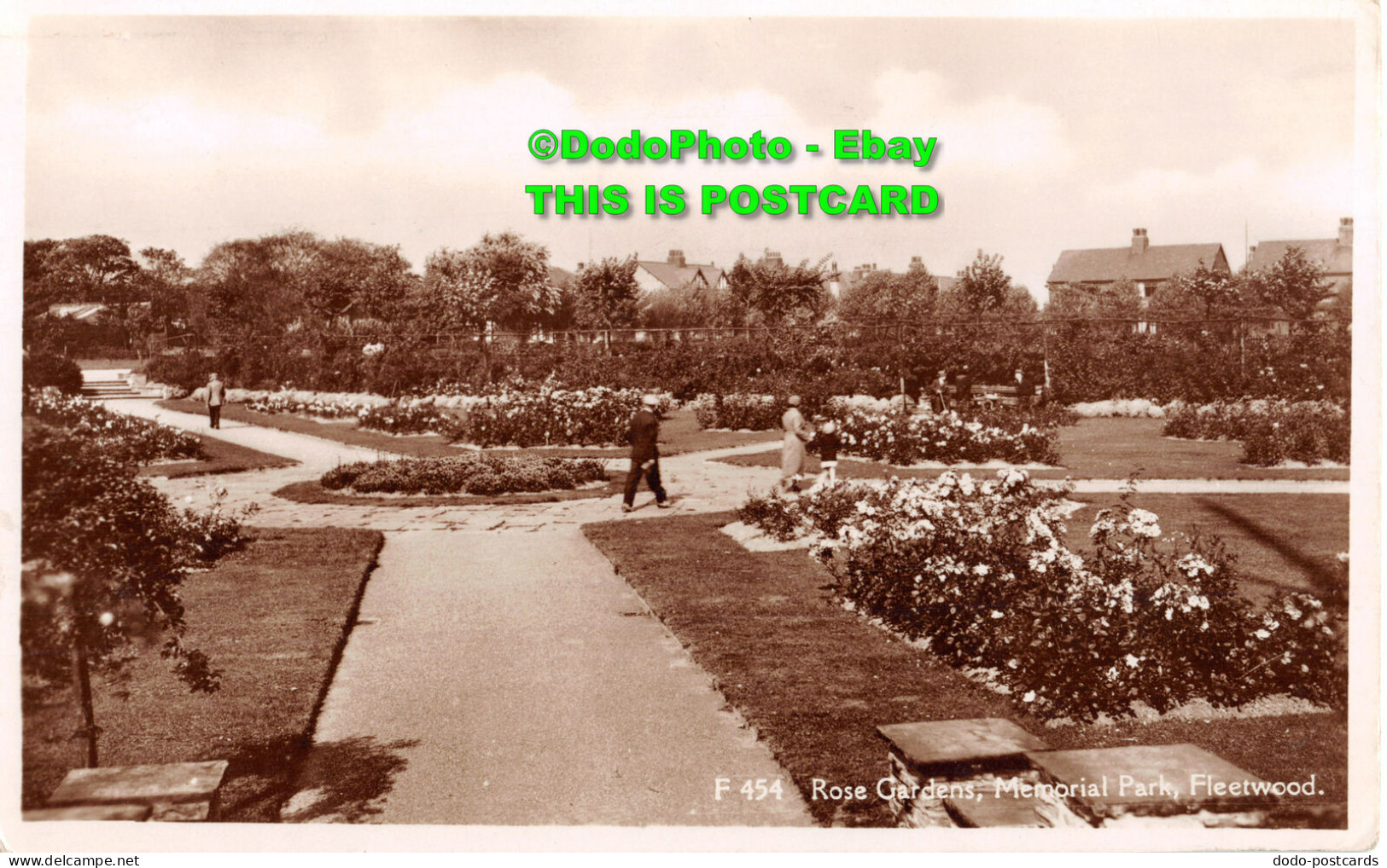 R412814 Rose Gardens. Memorial Park. Fleetwood. E. T. W. Dennis. Dainty Series. - World